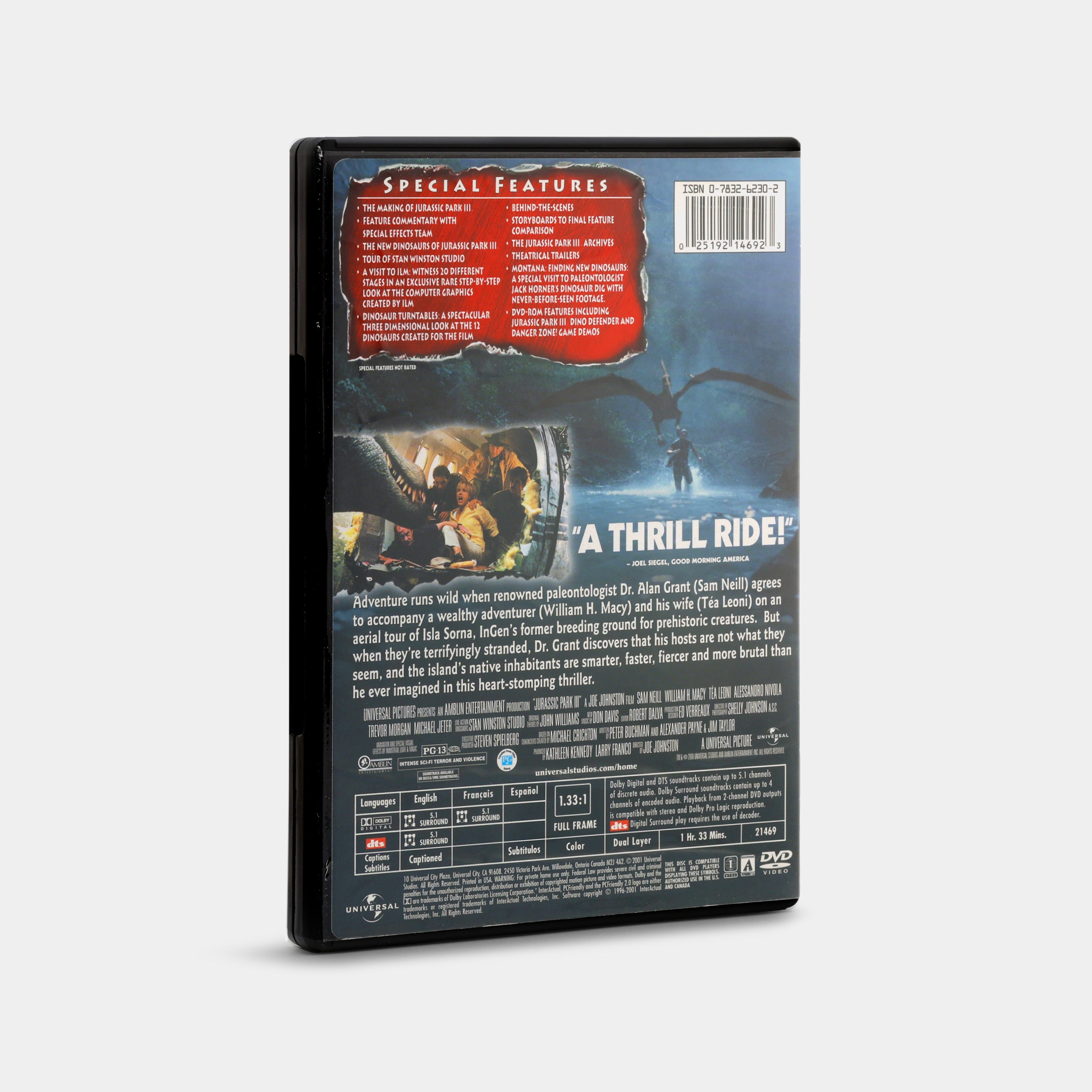 Jurassic Park III (Collector's Edition, Full Screen) DVD