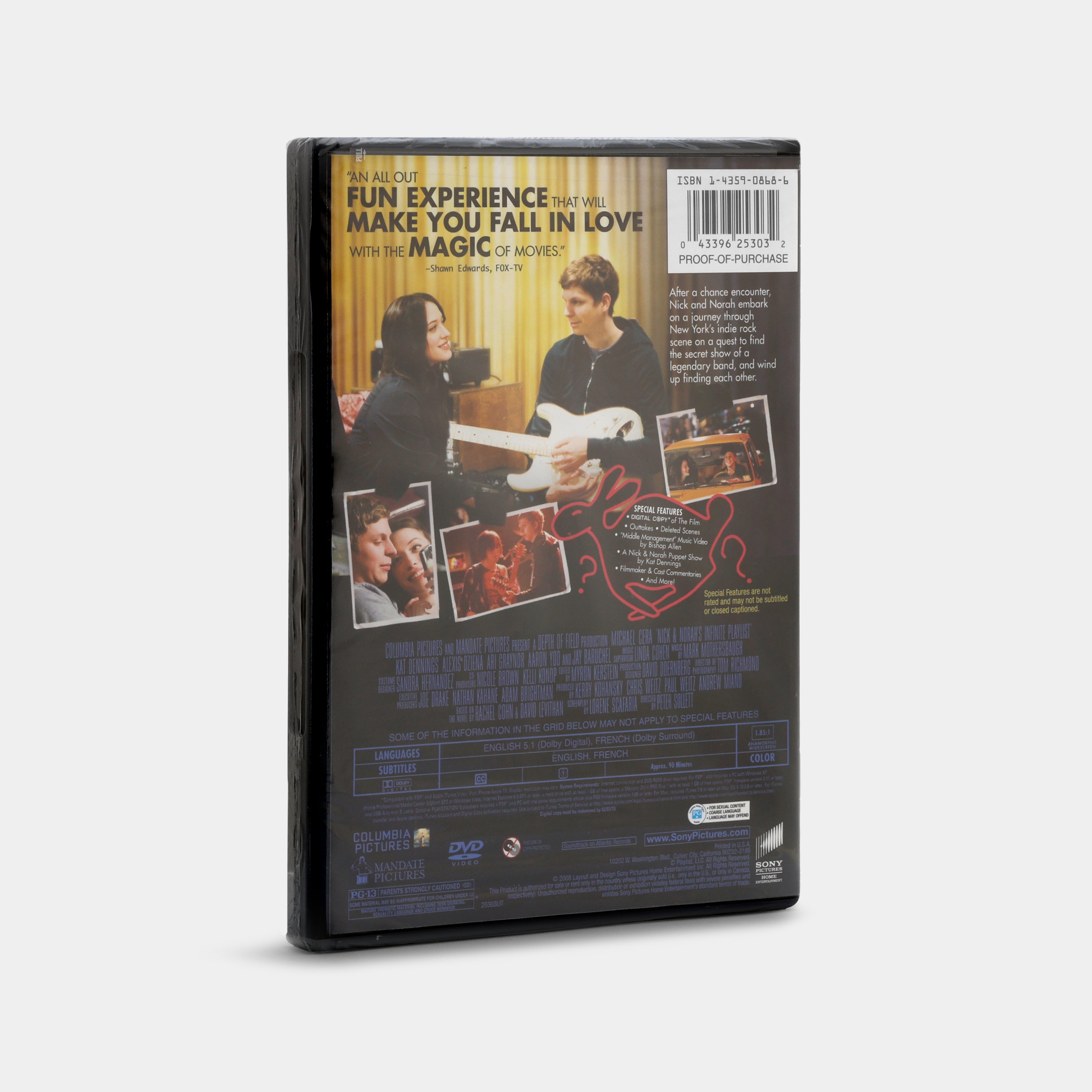 Nick and Norah’s Infinite Playlist (Sealed) DVD