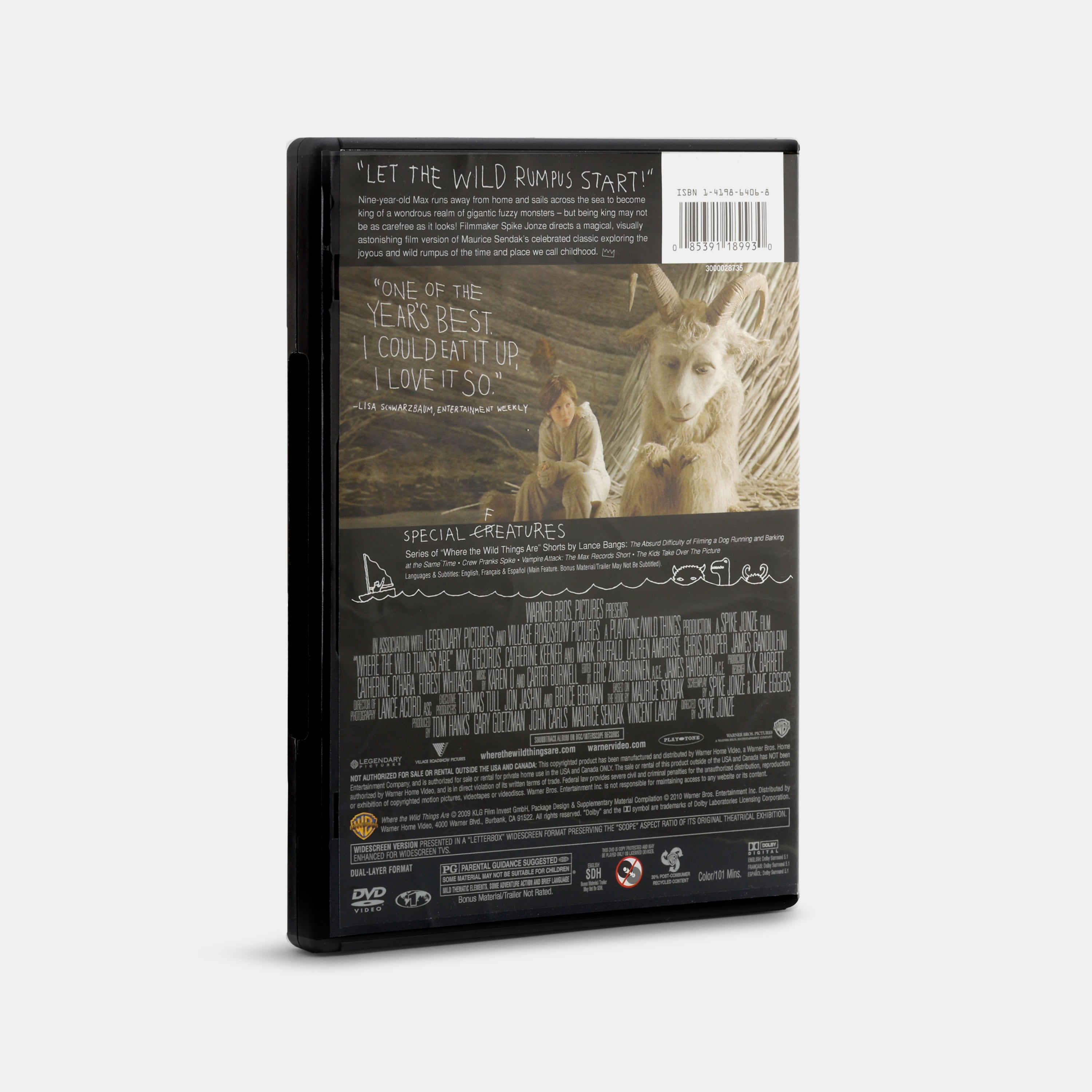 Where the Wild Things Are DVD