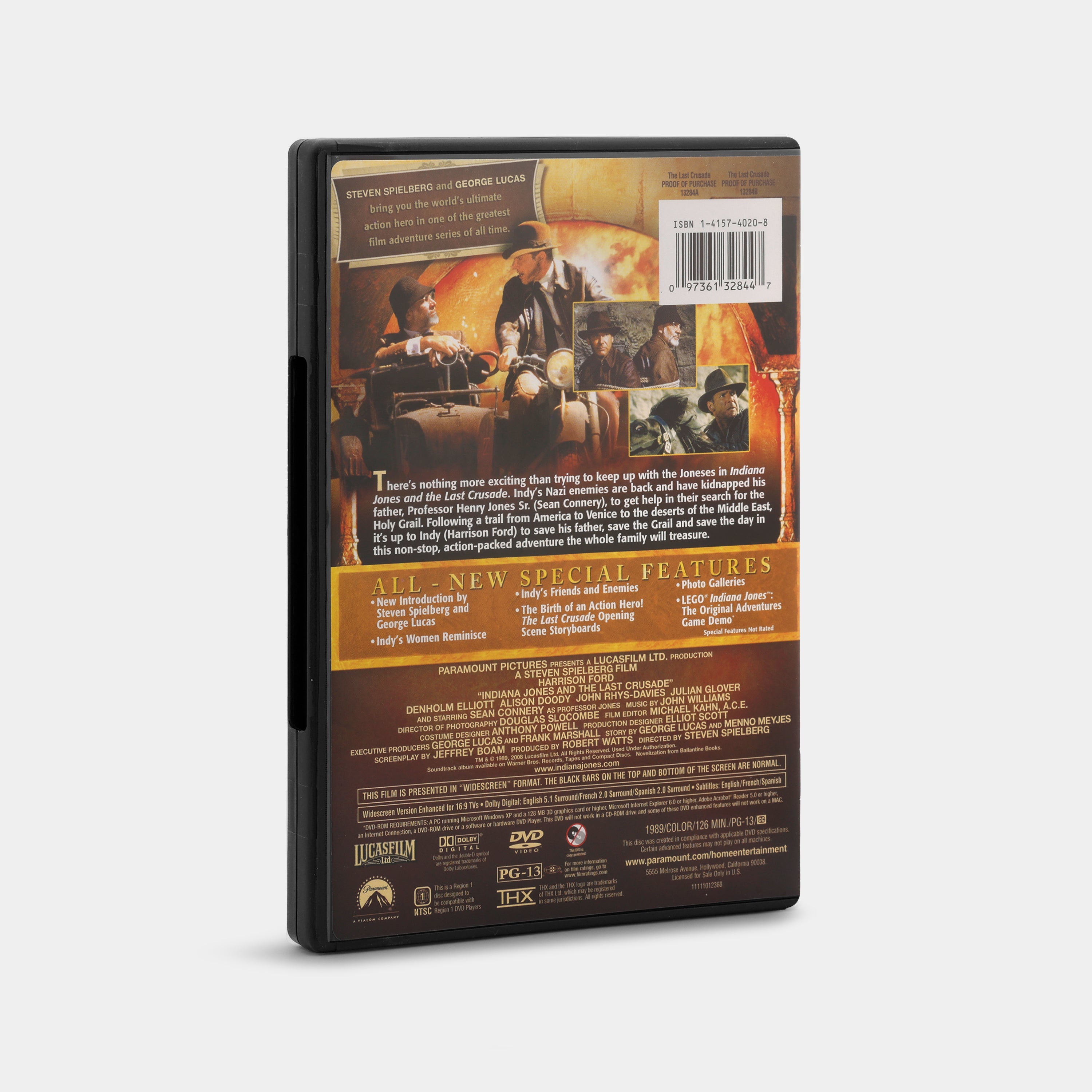 Indiana Jones and the Last Crusade (Widescreen) DVD