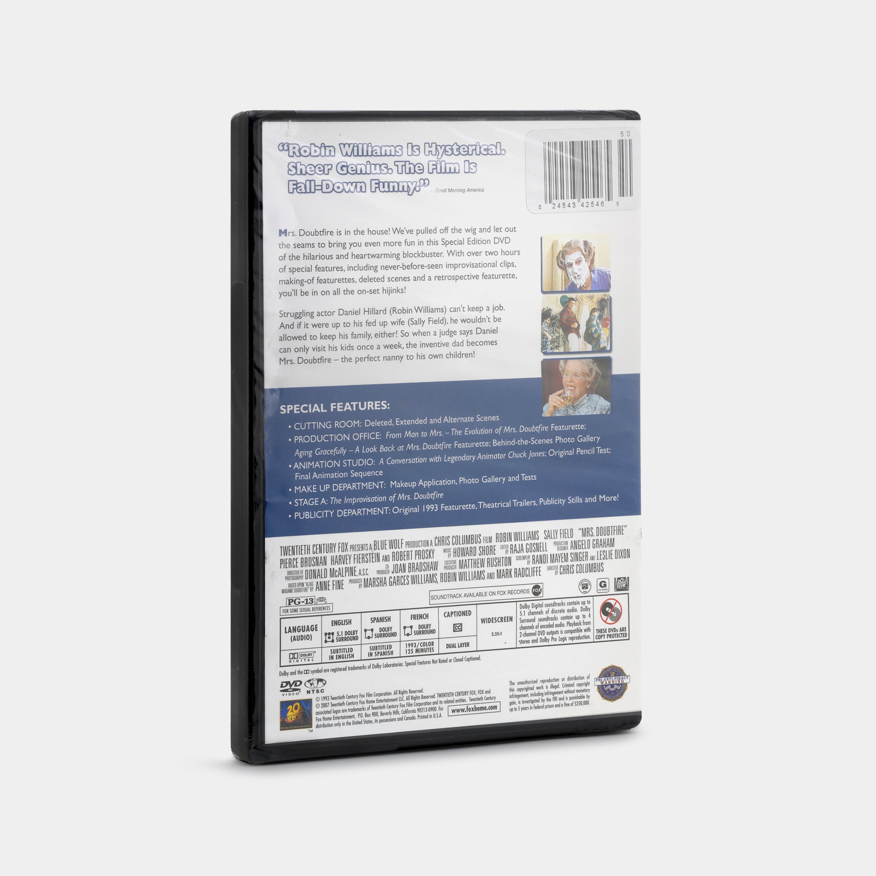 Mrs. Doubtfire (Behind-The-Seams Edition, Sealed) DVD