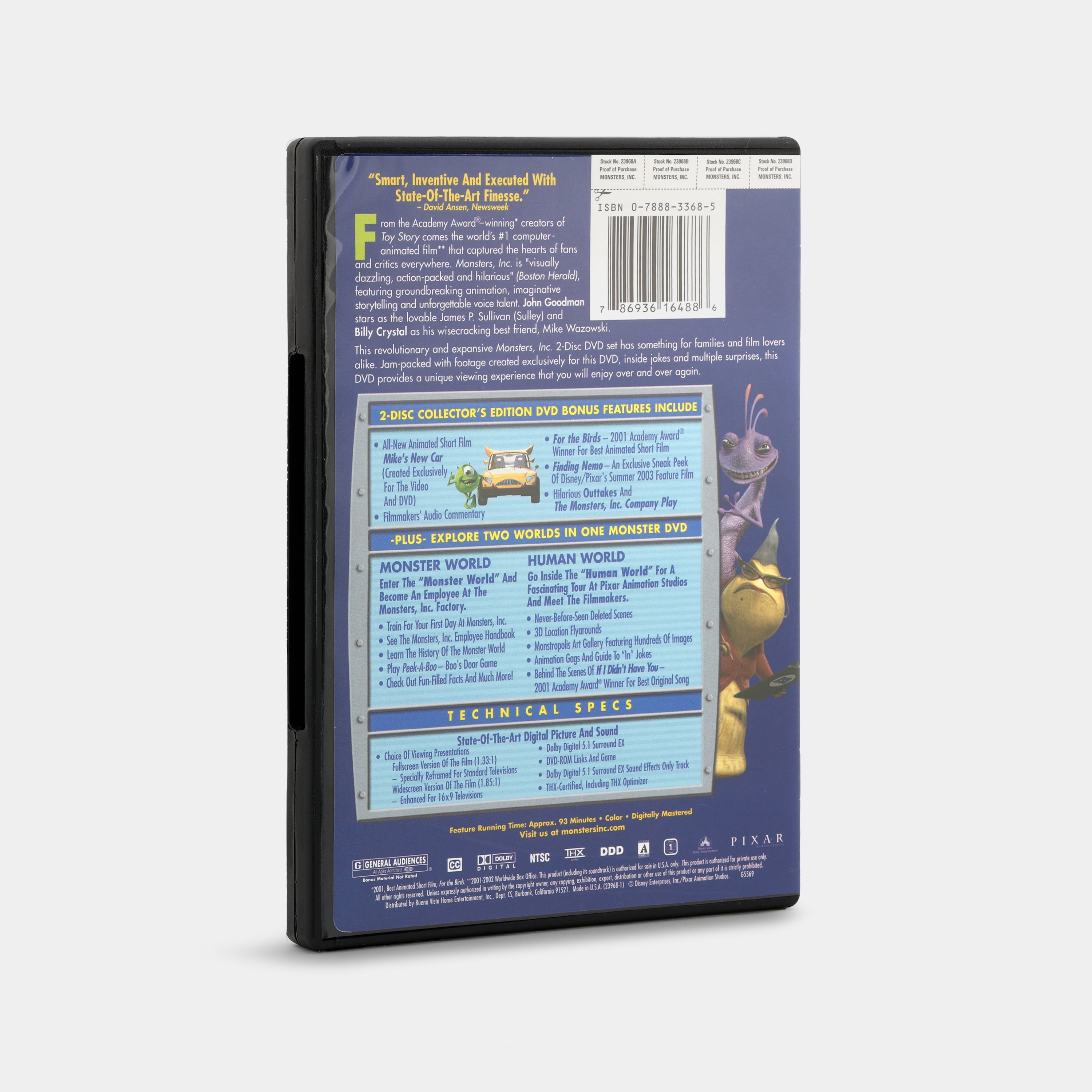 Monsters, Inc. (Collector's Edition) 2-Disc DVD