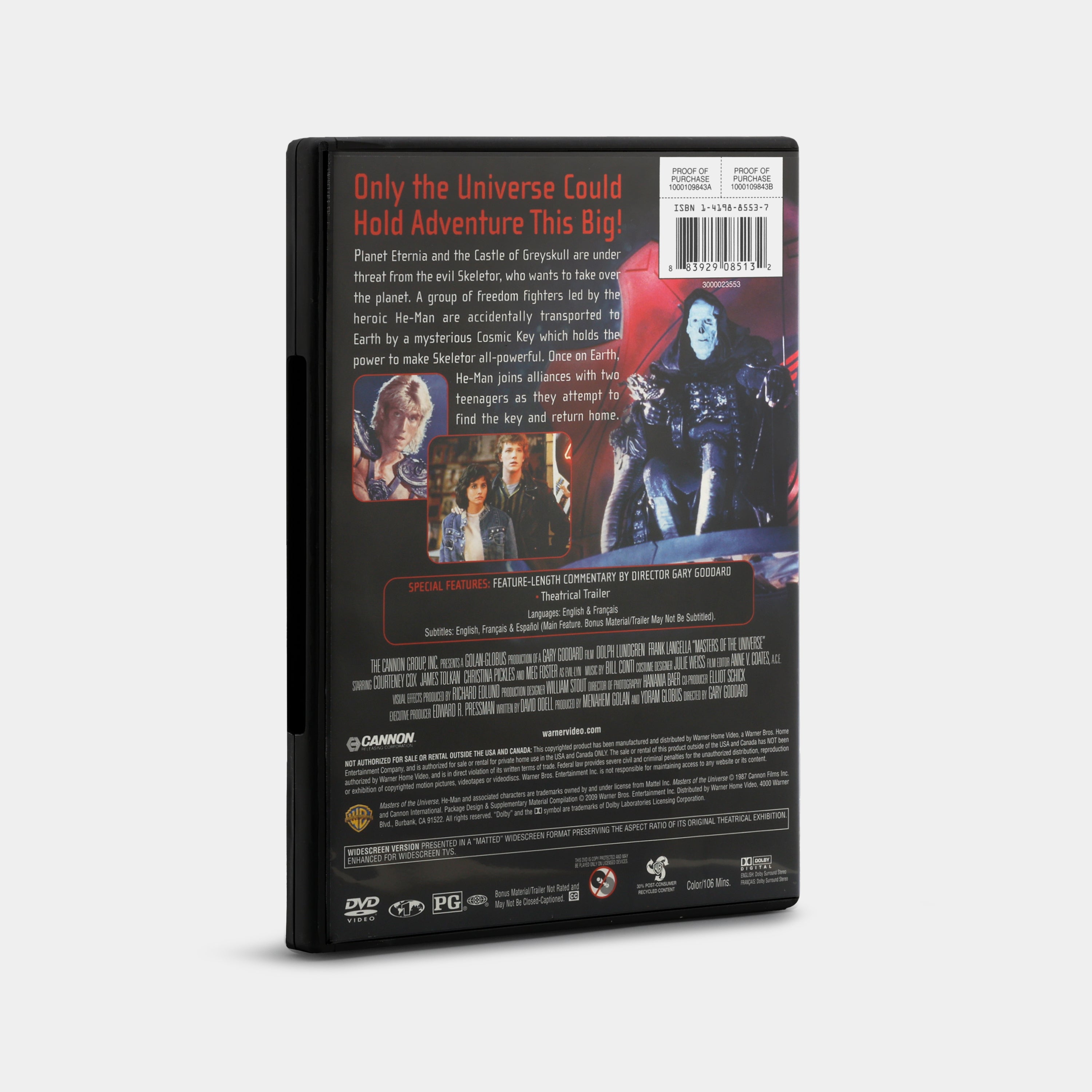 Masters of the Universe: The Live Action Motion Picture (Widescreen) DVD