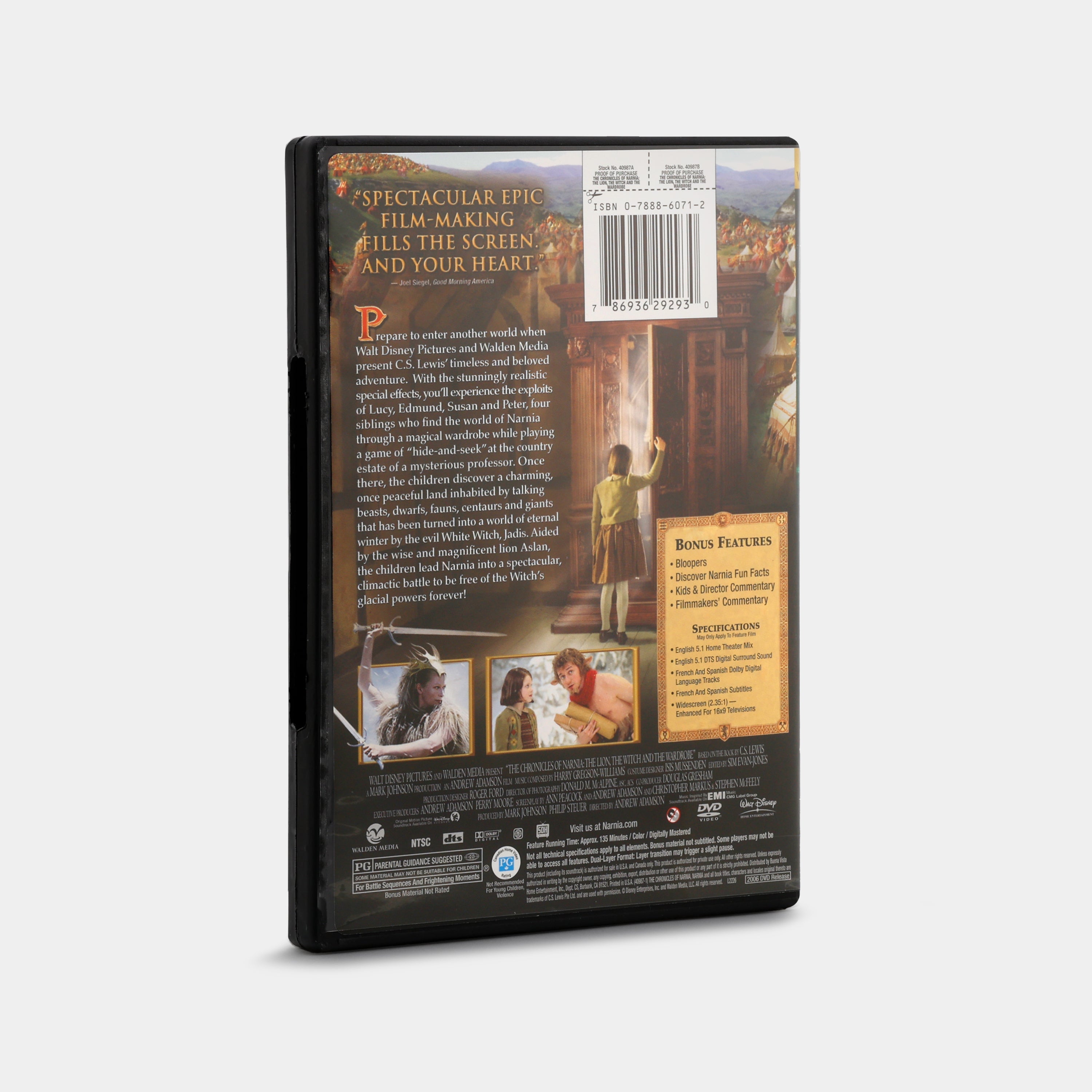The Chronicles of Narnia: The Lion, the Witch and the Wardrobe (Widescreen) DVD