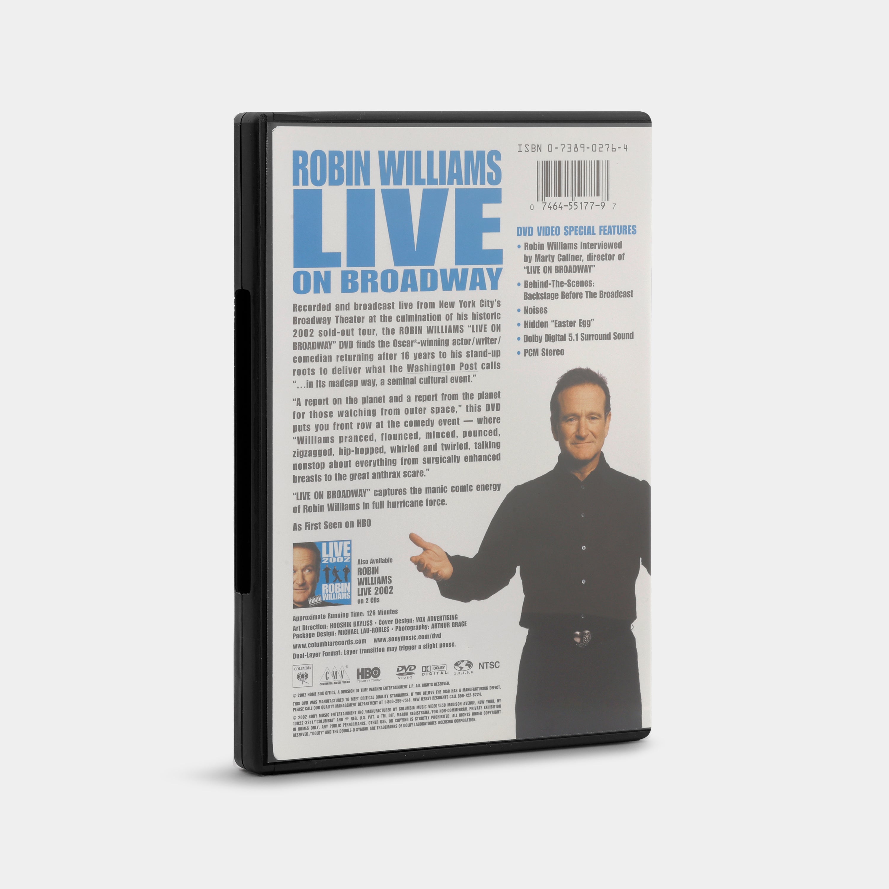 Robin Williams: Live on Broadway DVD