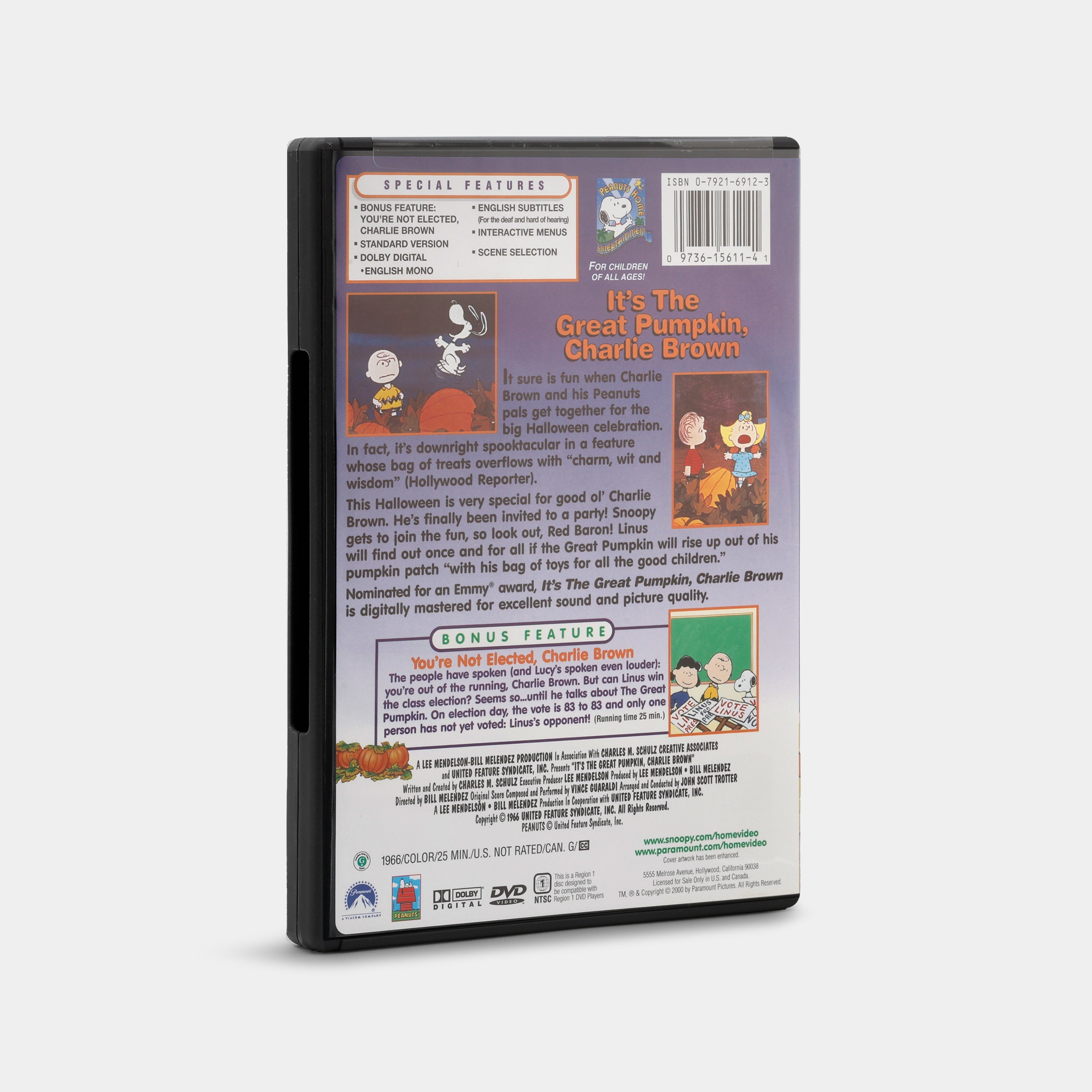It's the Great Pumpkin, Charlie Brown DVD