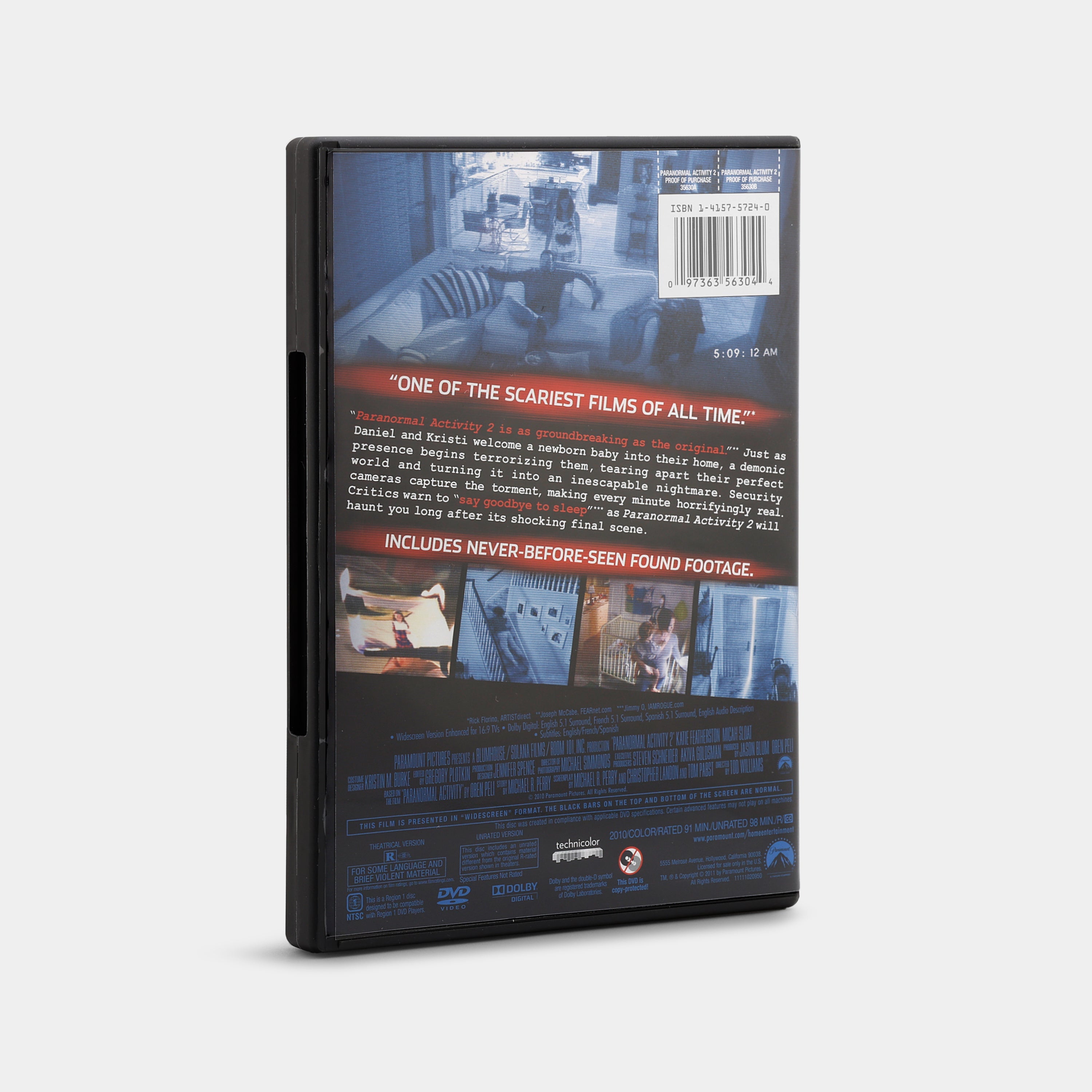 Paranormal Activity 2 (Unrated Director's Cut, Widescreen) DVD