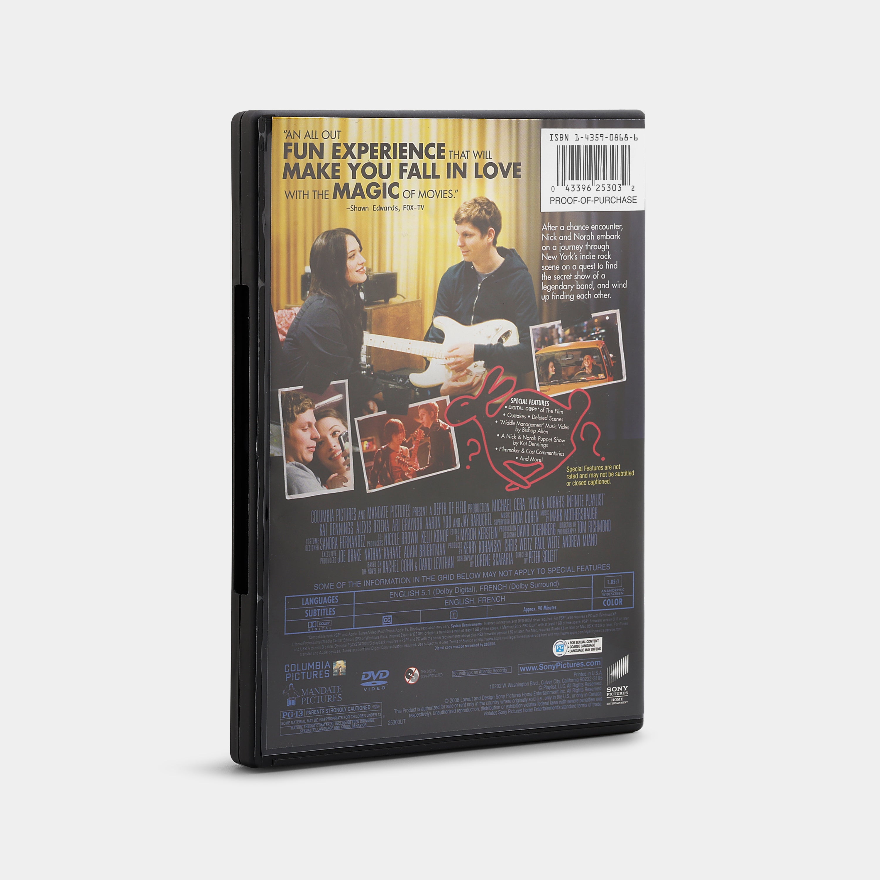 Nick and Norah's Infinite Playlist (Widescreen) DVD