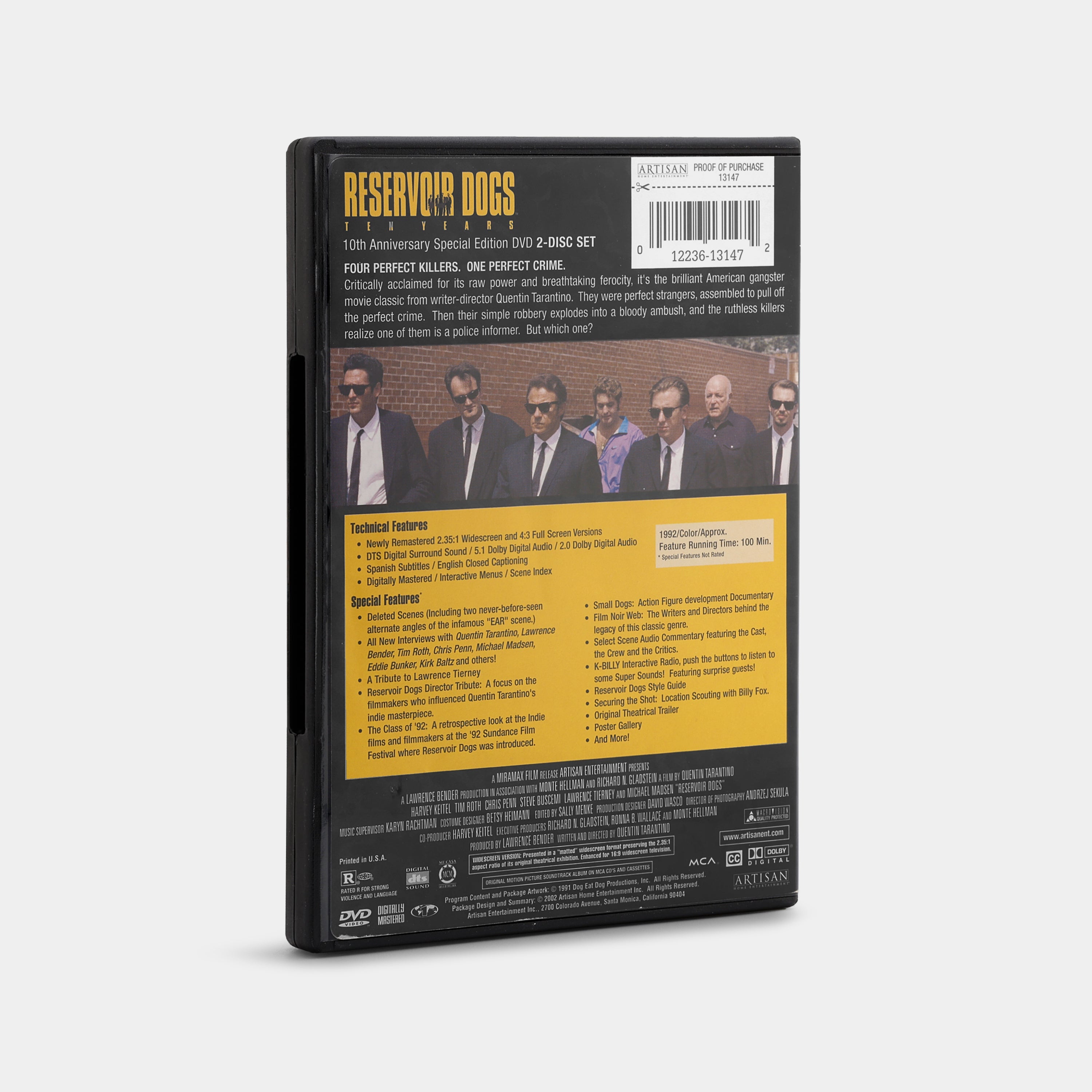 Reservoir Dogs (Special Ten Year Edition, Widescreen & Full Screen) 2-Disc DVD