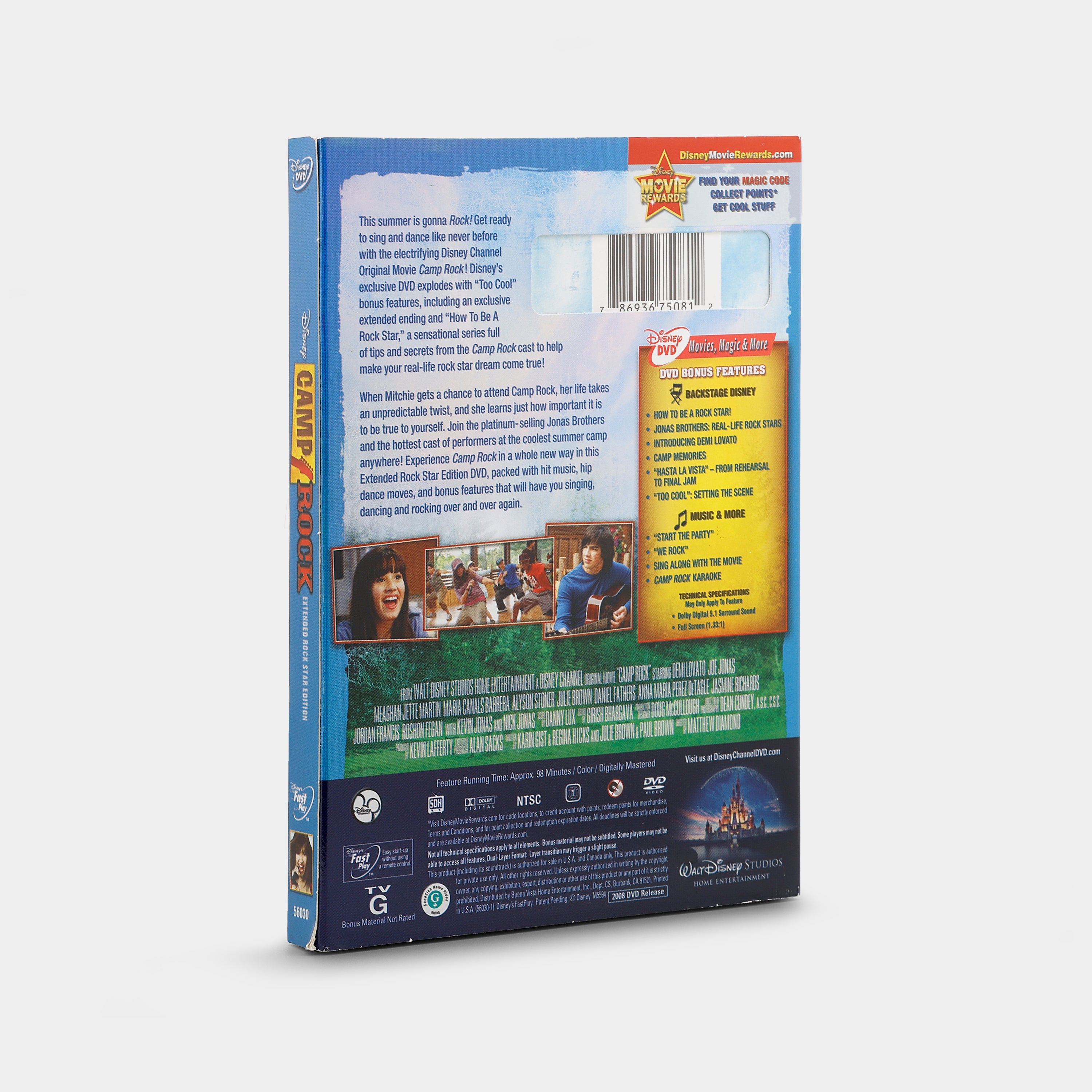 Camp Rock (Extended Rock Star Edition, Full Screen) DVD