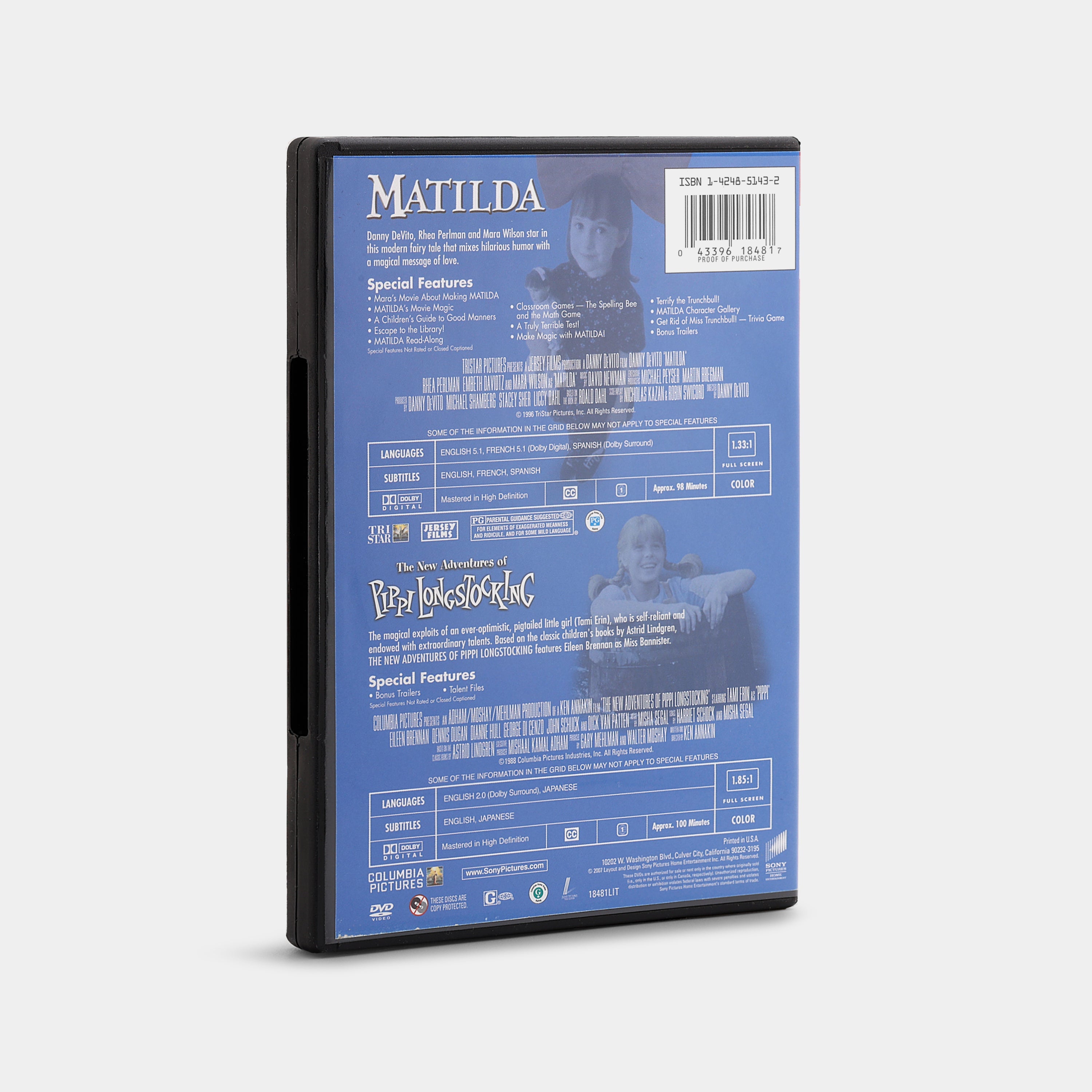 Double Feature: Matilda / Pippi Longstocking (Full Screen) 2-Disc DVD