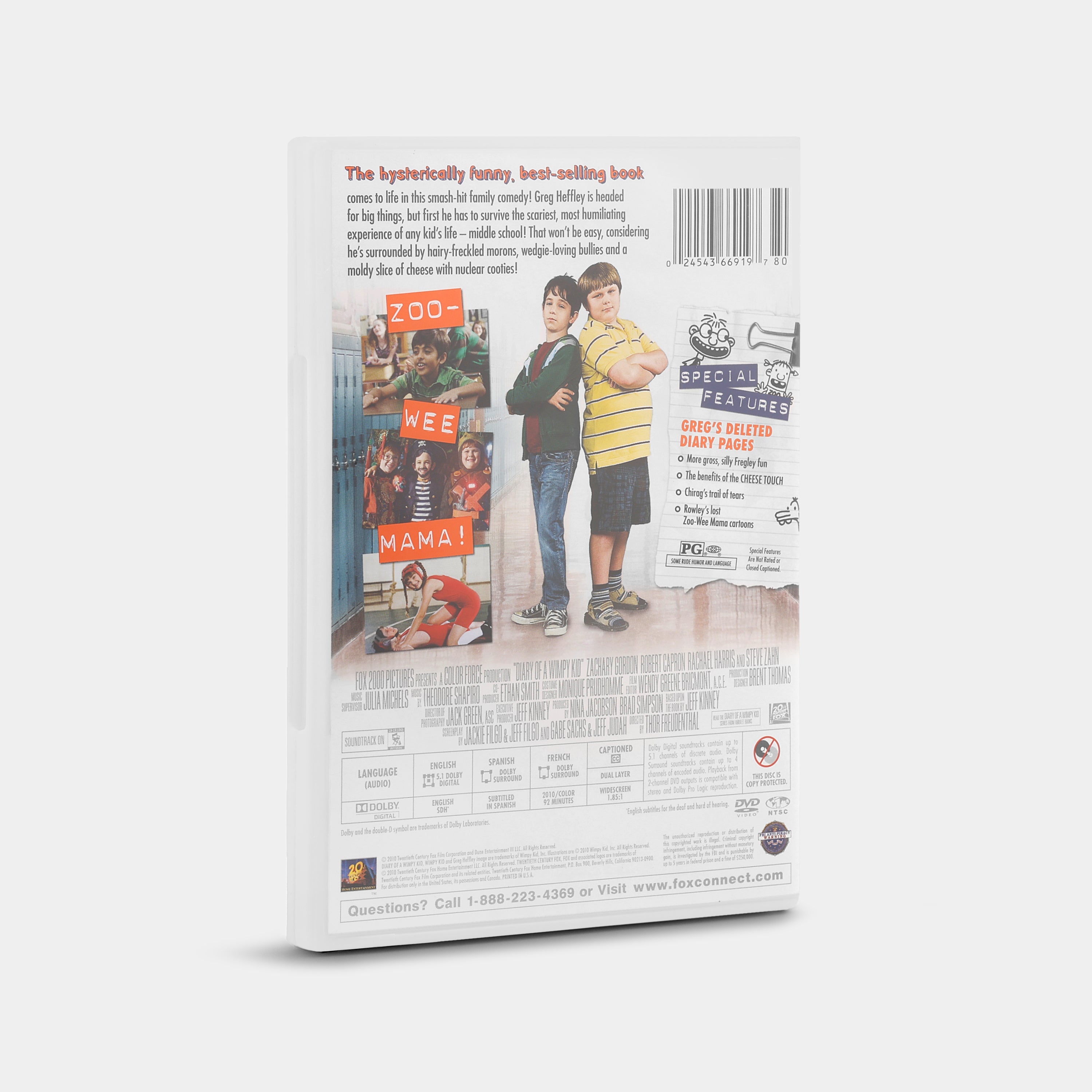 Diary of a Wimpy Kid (Widescreen) DVD