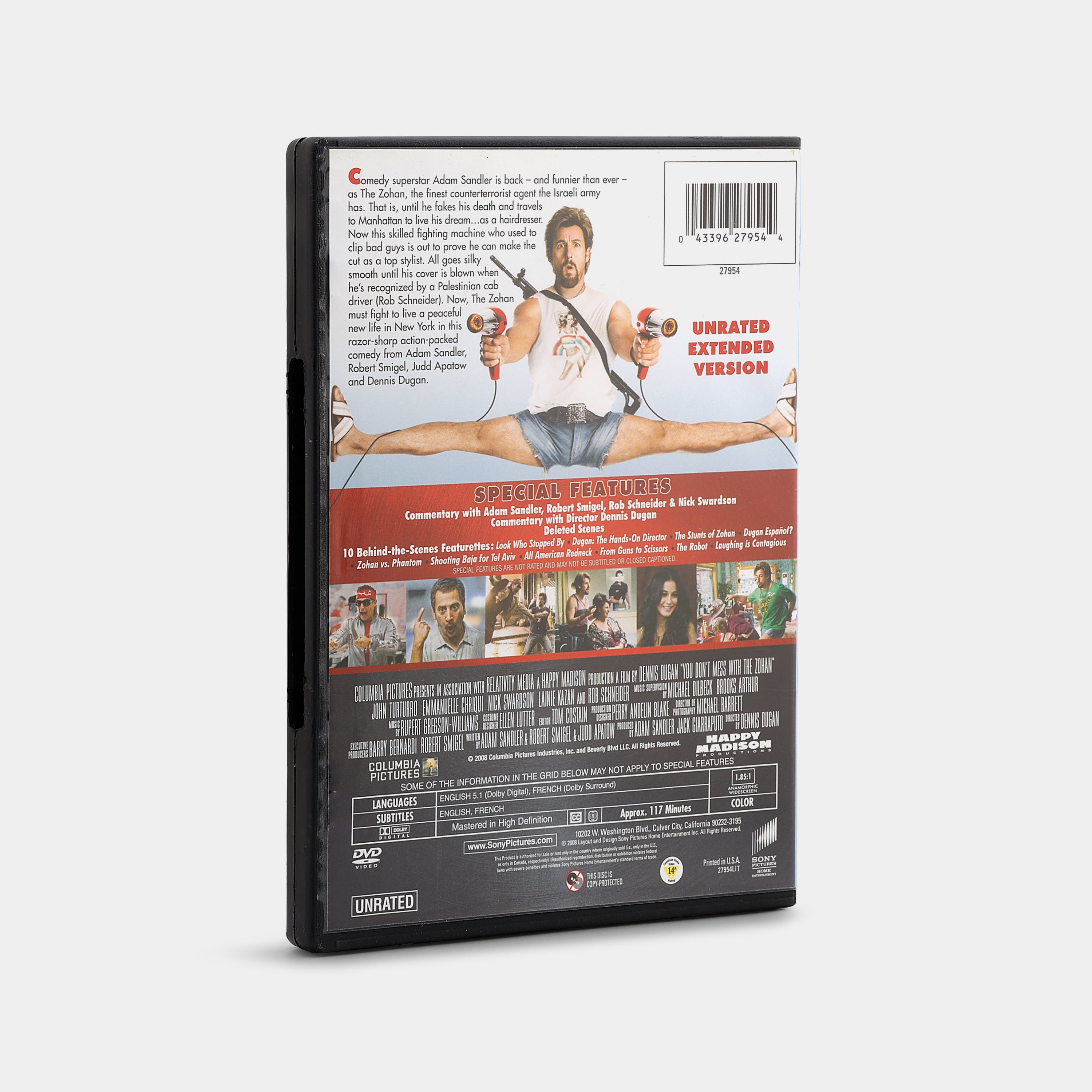 You Don't Mess with the Zohan (Unrated Version, Widescreen) DVD