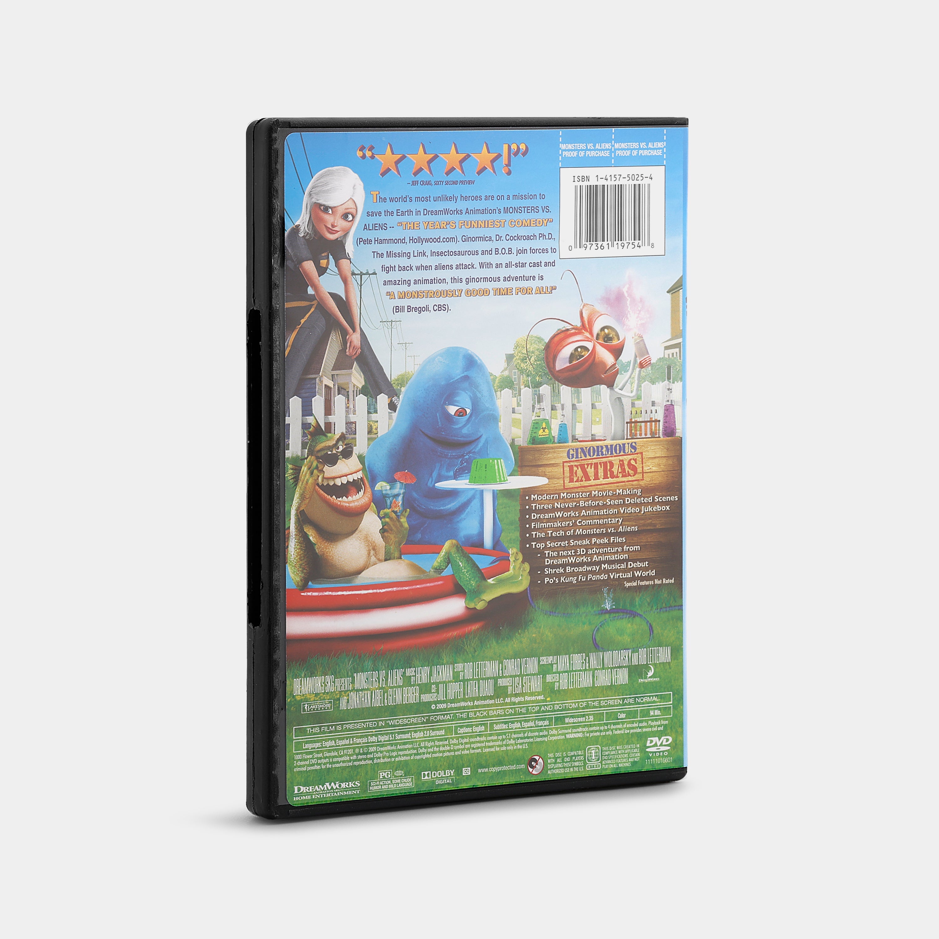 Monsters vs. Aliens (Widescreen) DVD