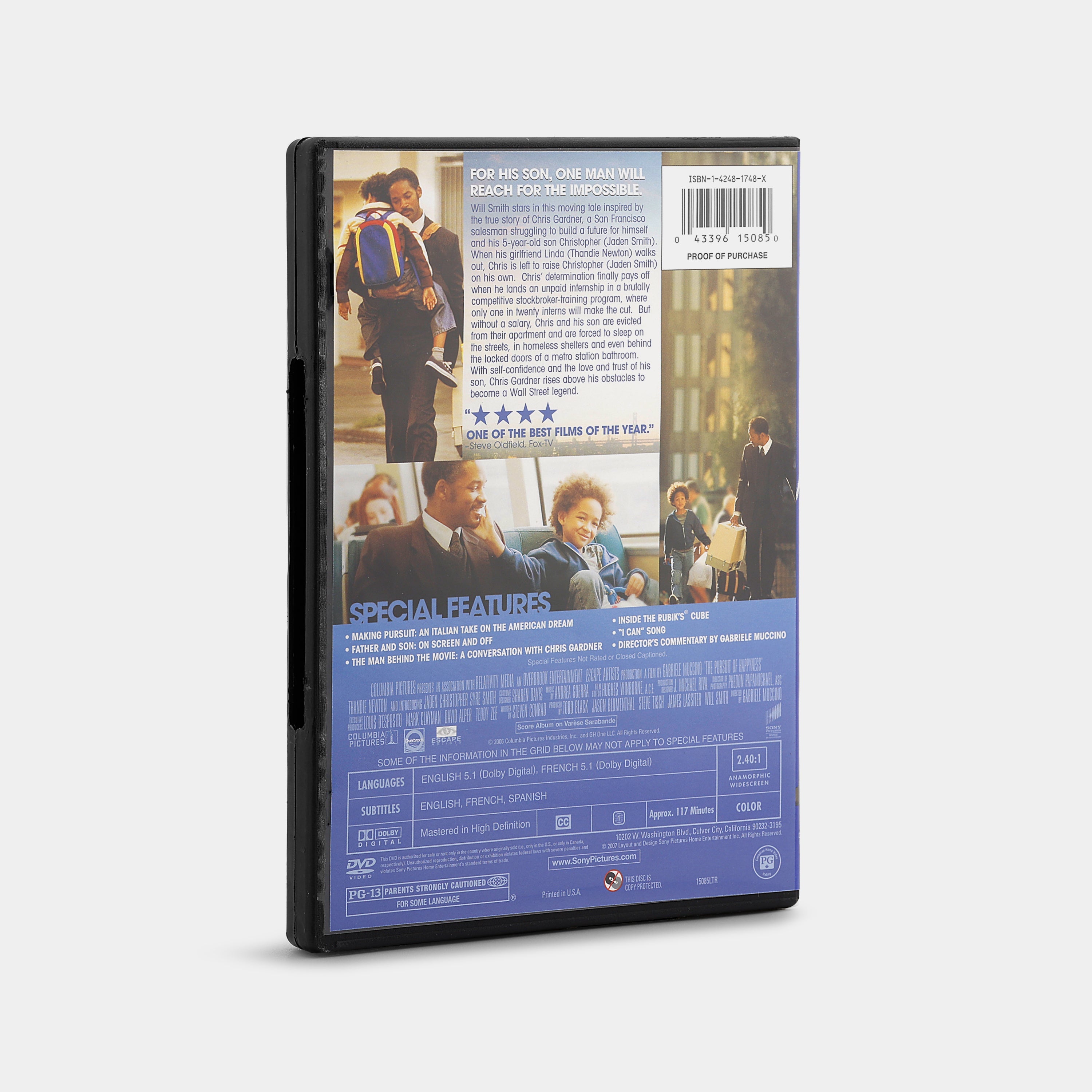 The Pursuit of Happyness (Widescreen) DVD
