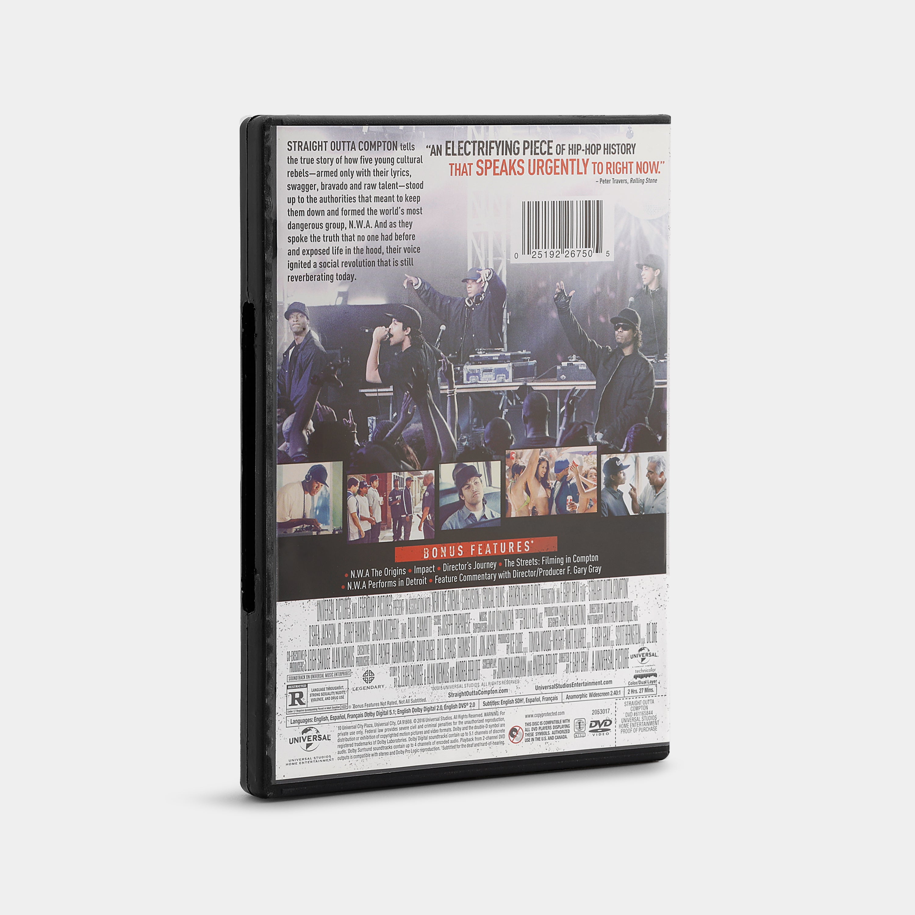 Straight Outta Compton (Widescreen) DVD