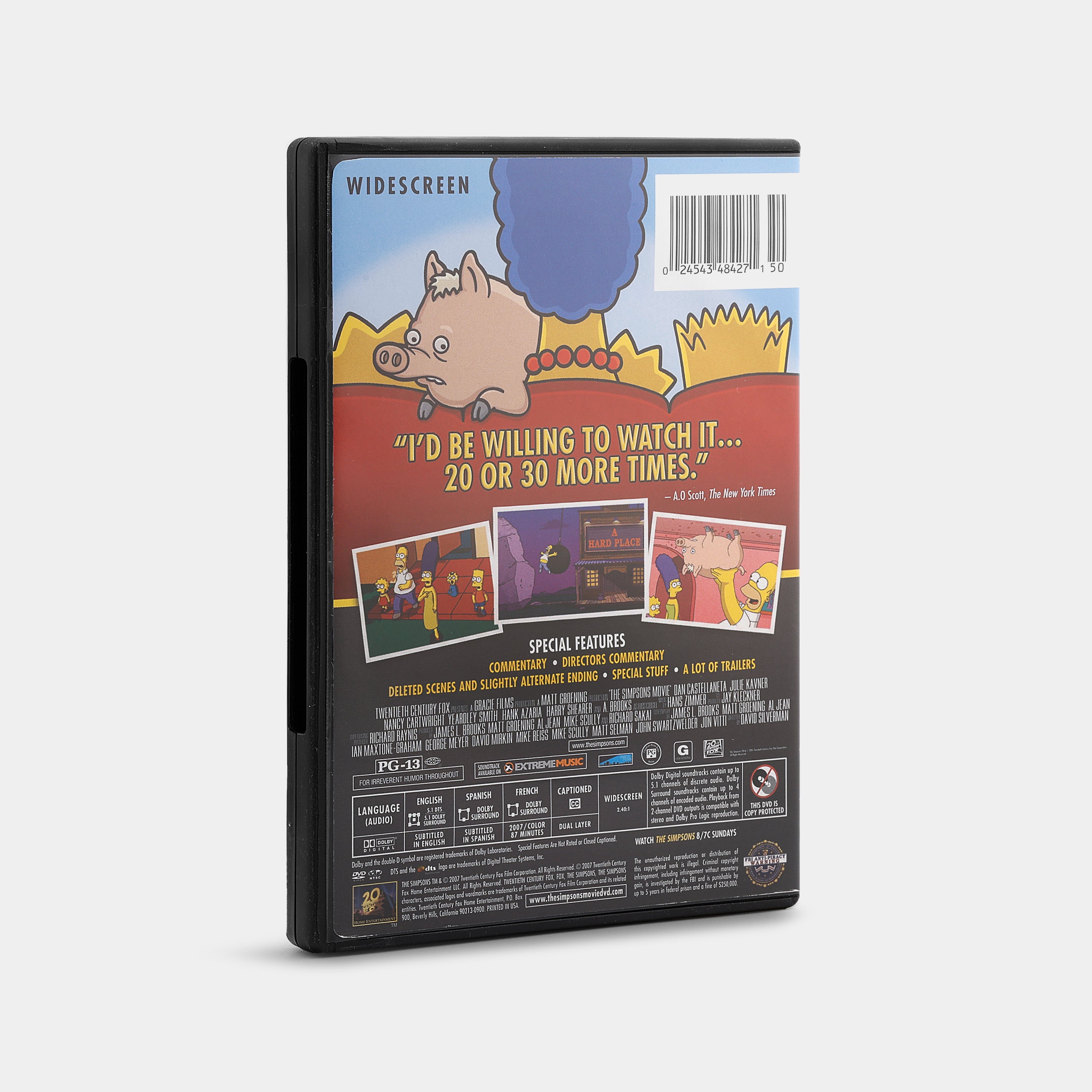 The Simpsons Movie (Widescreen) DVD