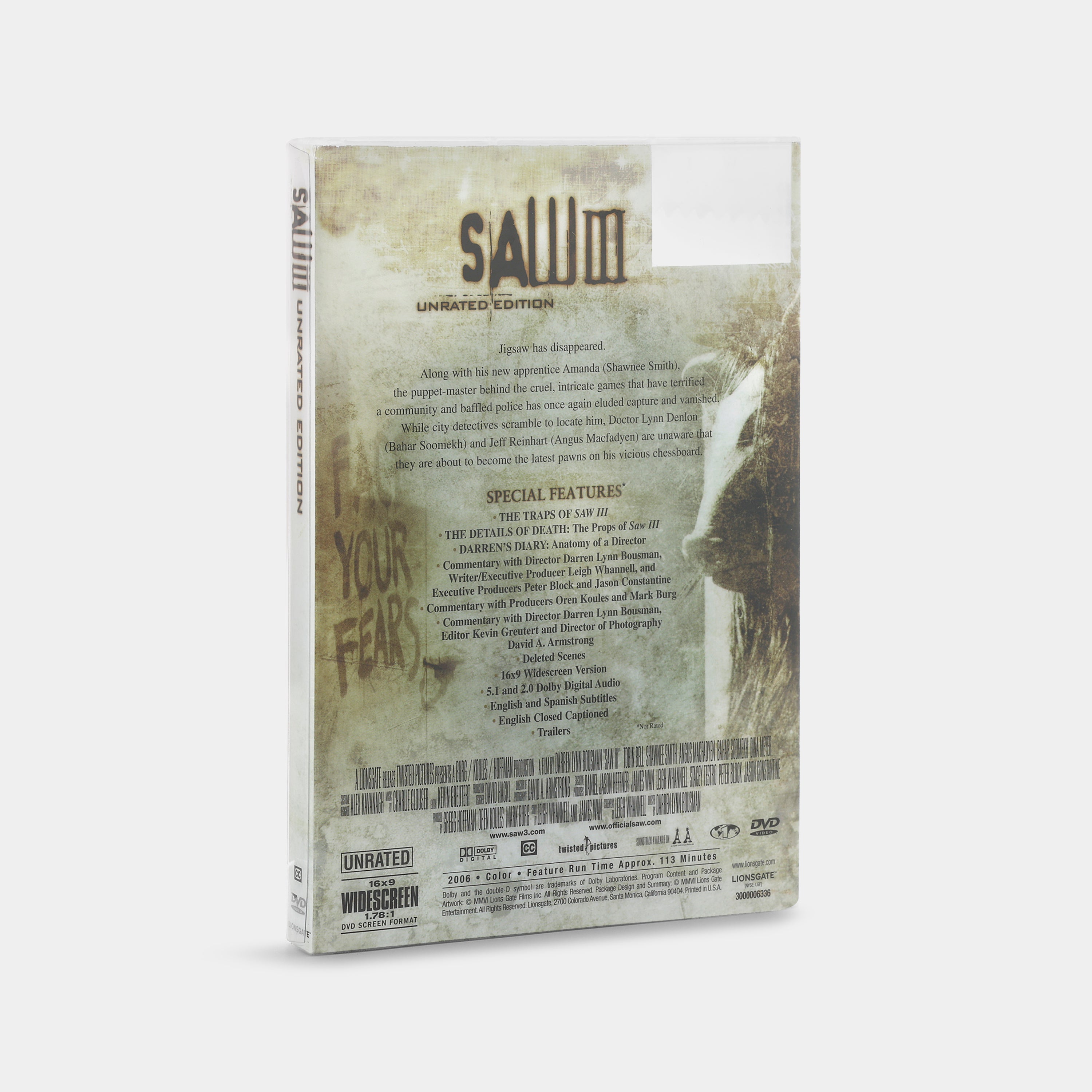 Saw III (Widescreen) DVD