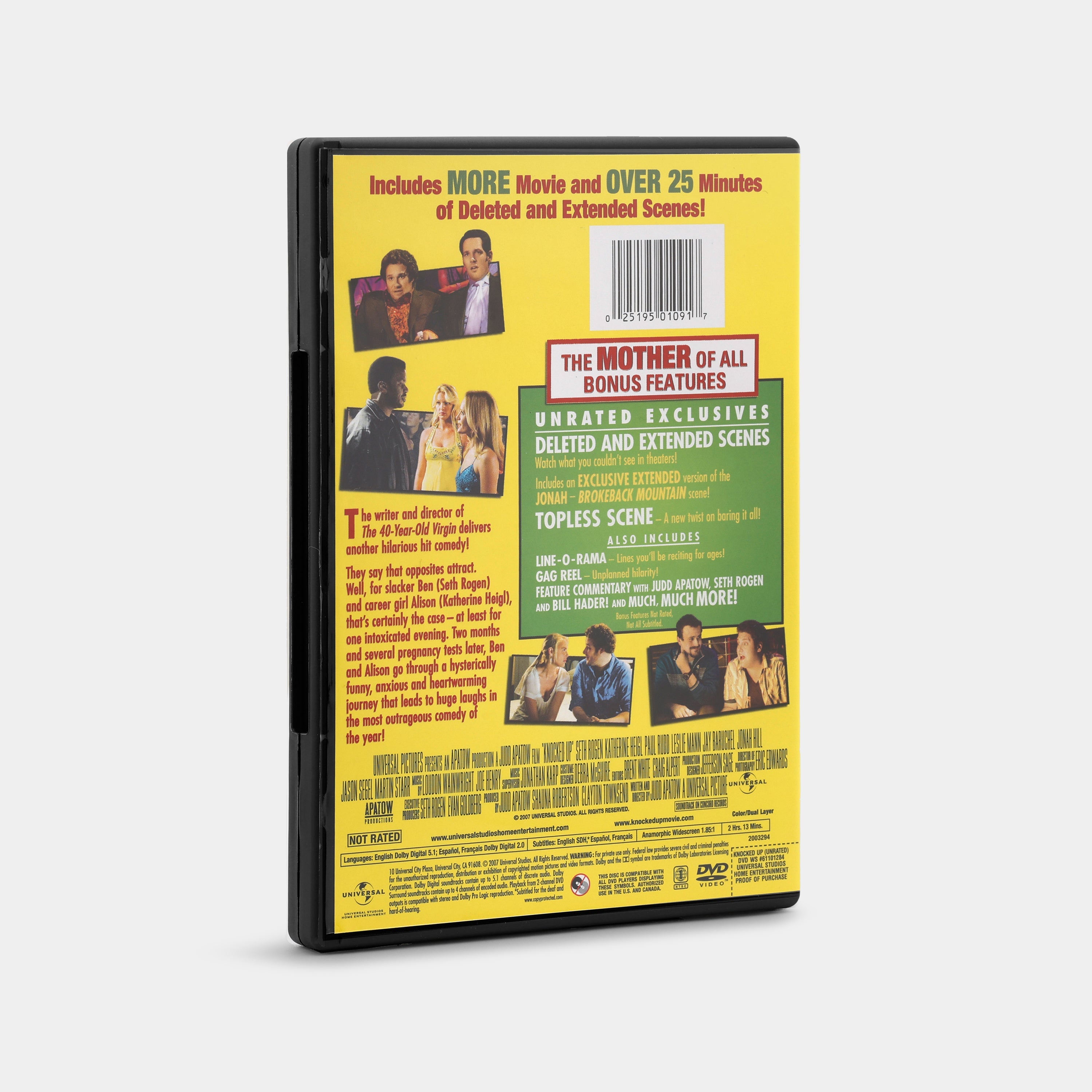 Knocked Up (Unrated and Unprotected, Widescreen) DVD