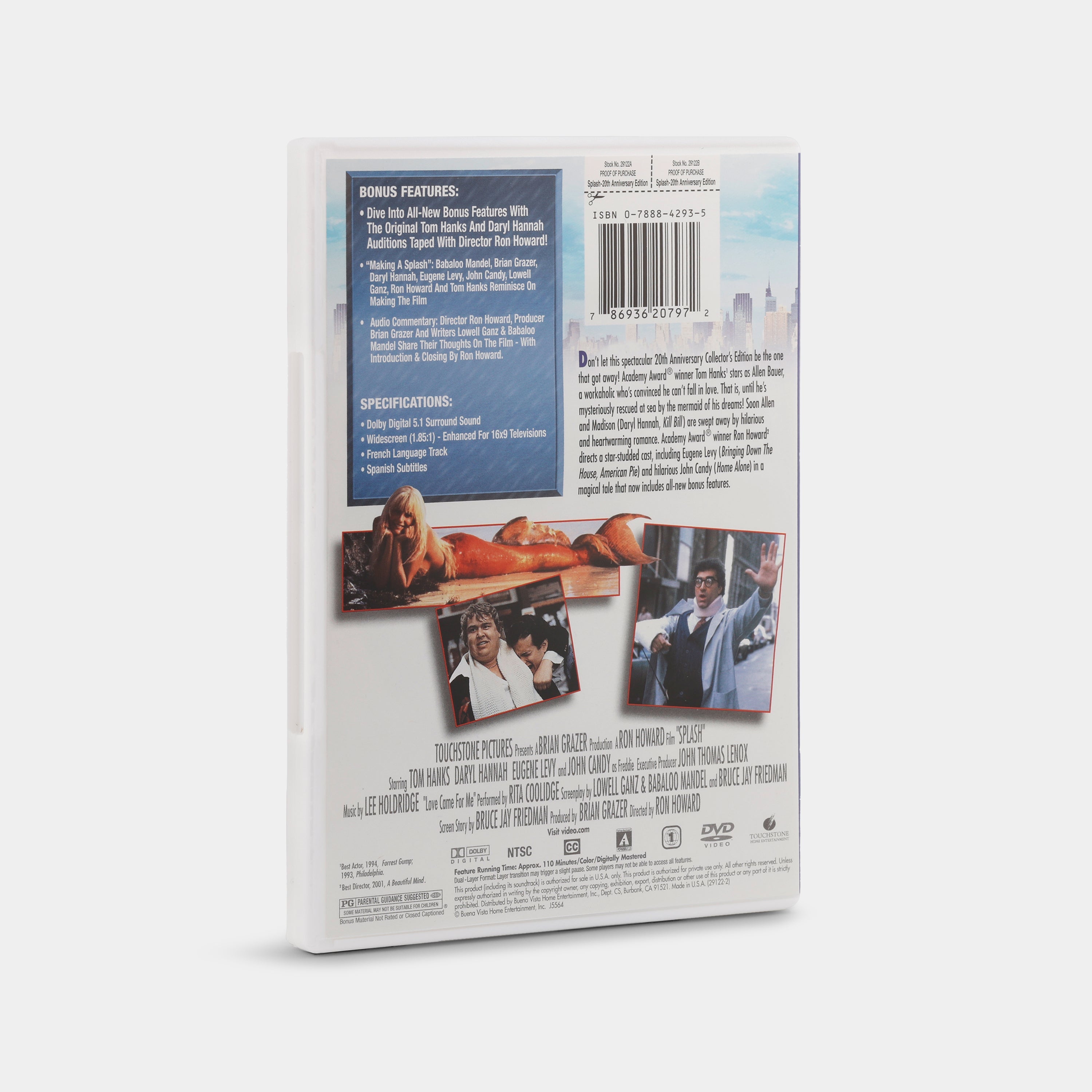 Splash (20th Anniversary Edition, Widescreen) DVD