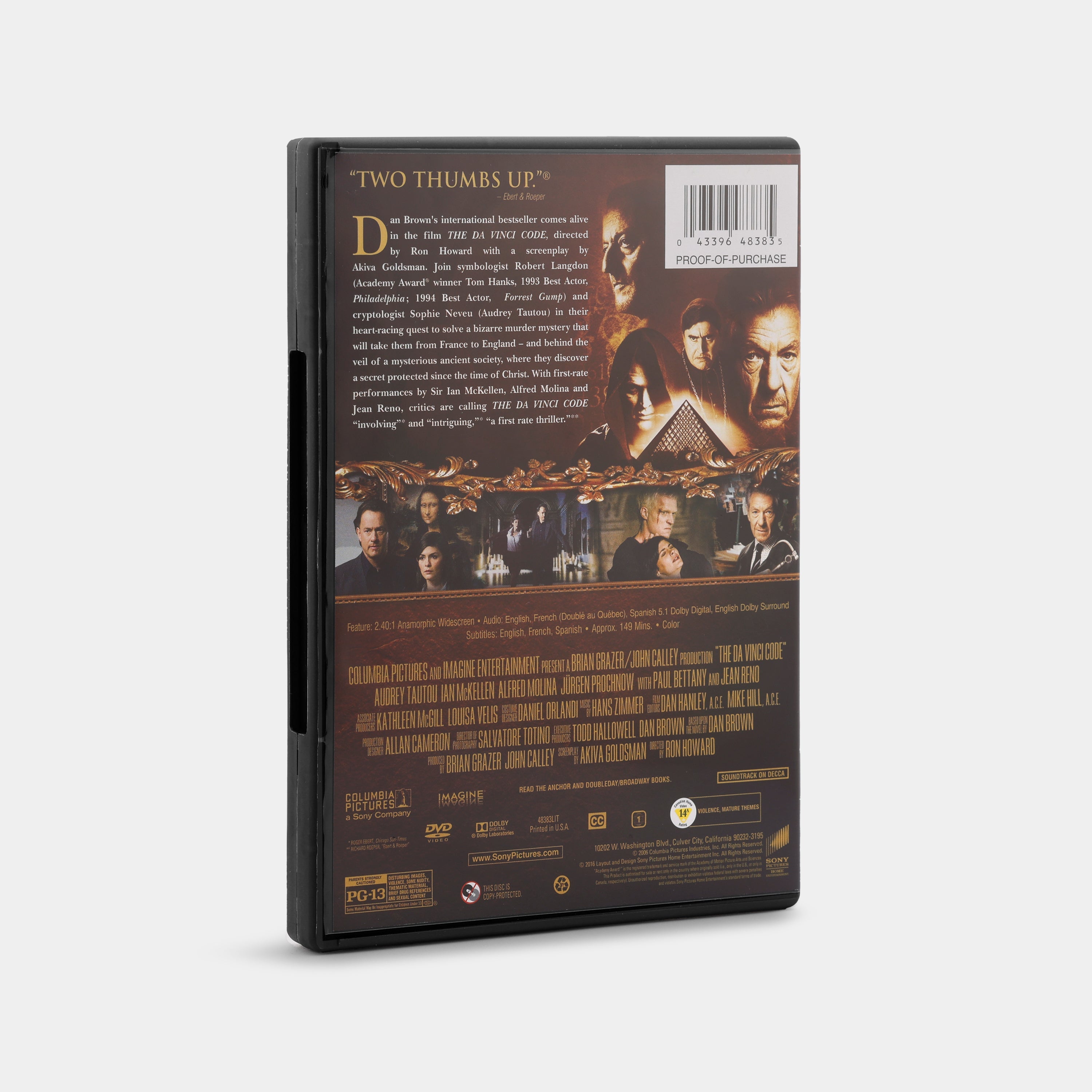 The Da Vinci Code (Widescreen) DVD