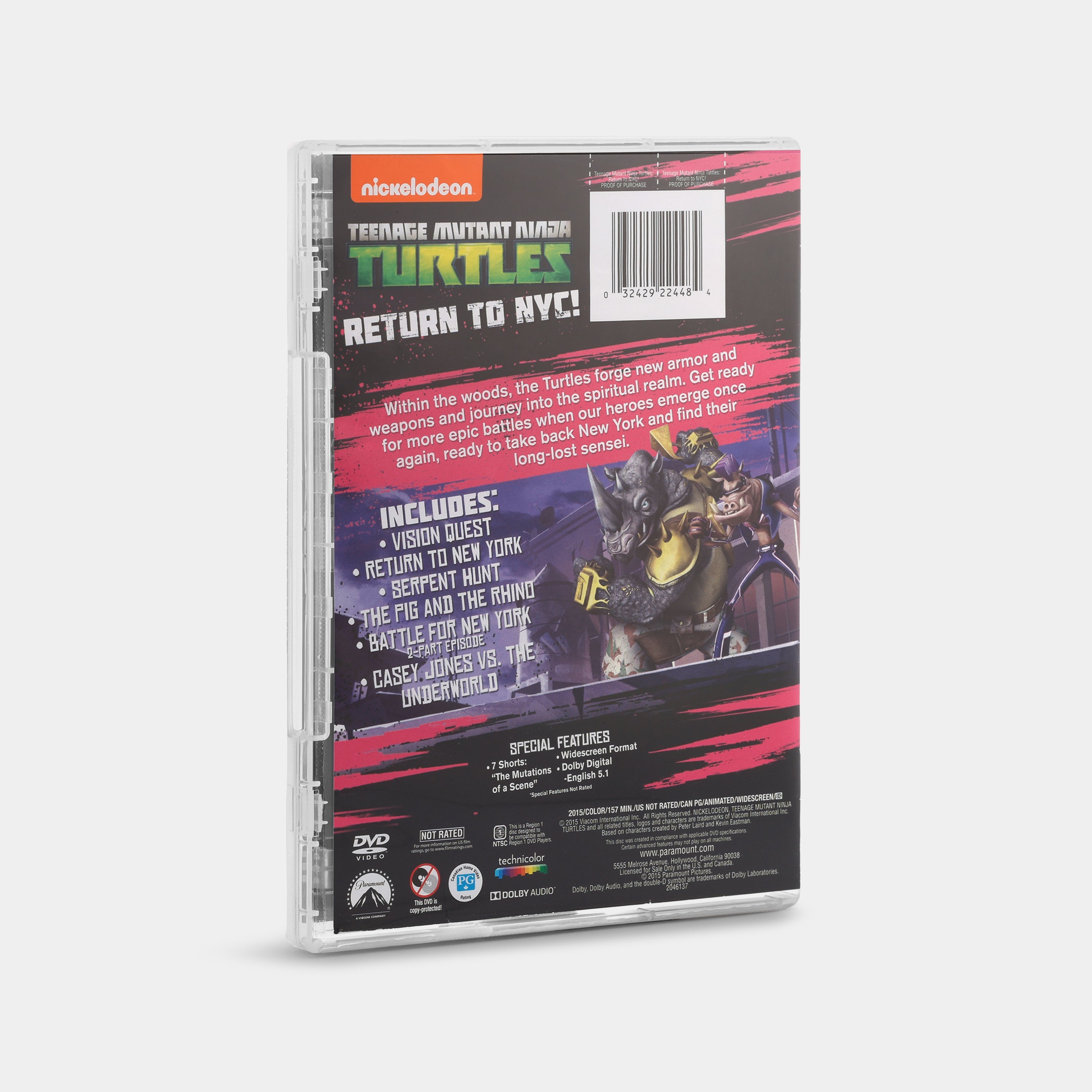 Teenage Mutant Ninja Turtles: Return to NYC! (Widescreen) DVD