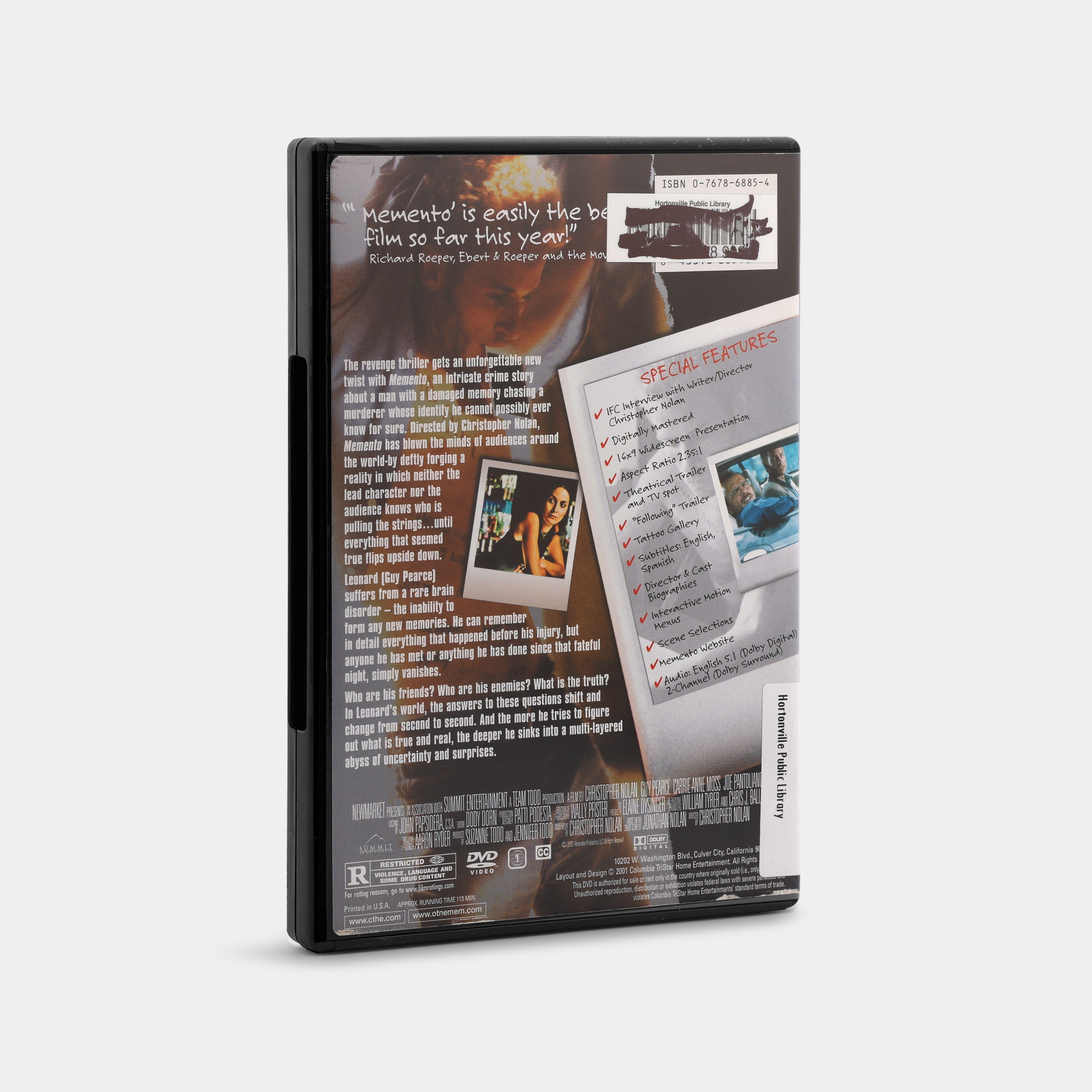 Memento (Widescreen) DVD