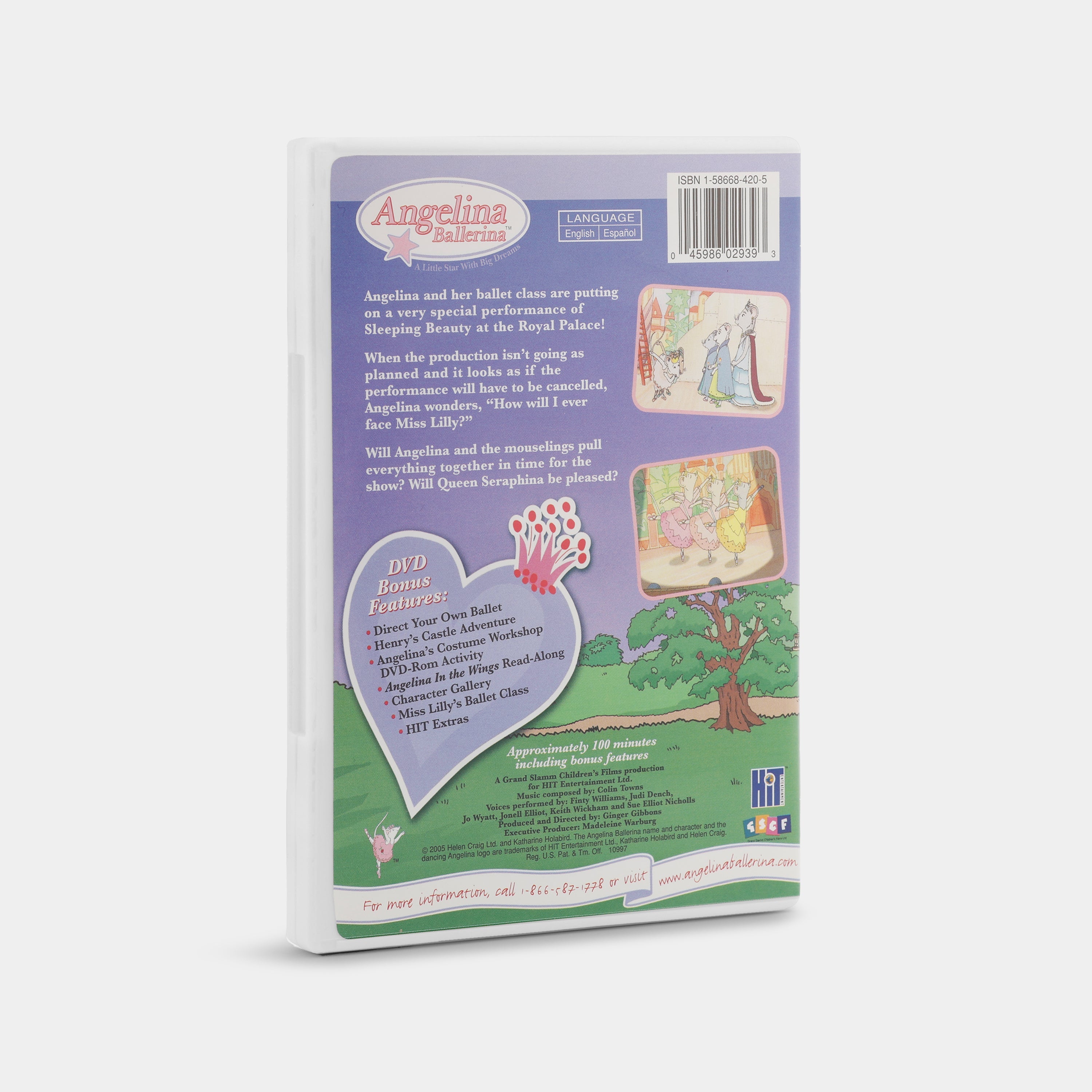 Angelina Ballerina: Angelina's Princess Dance DVD