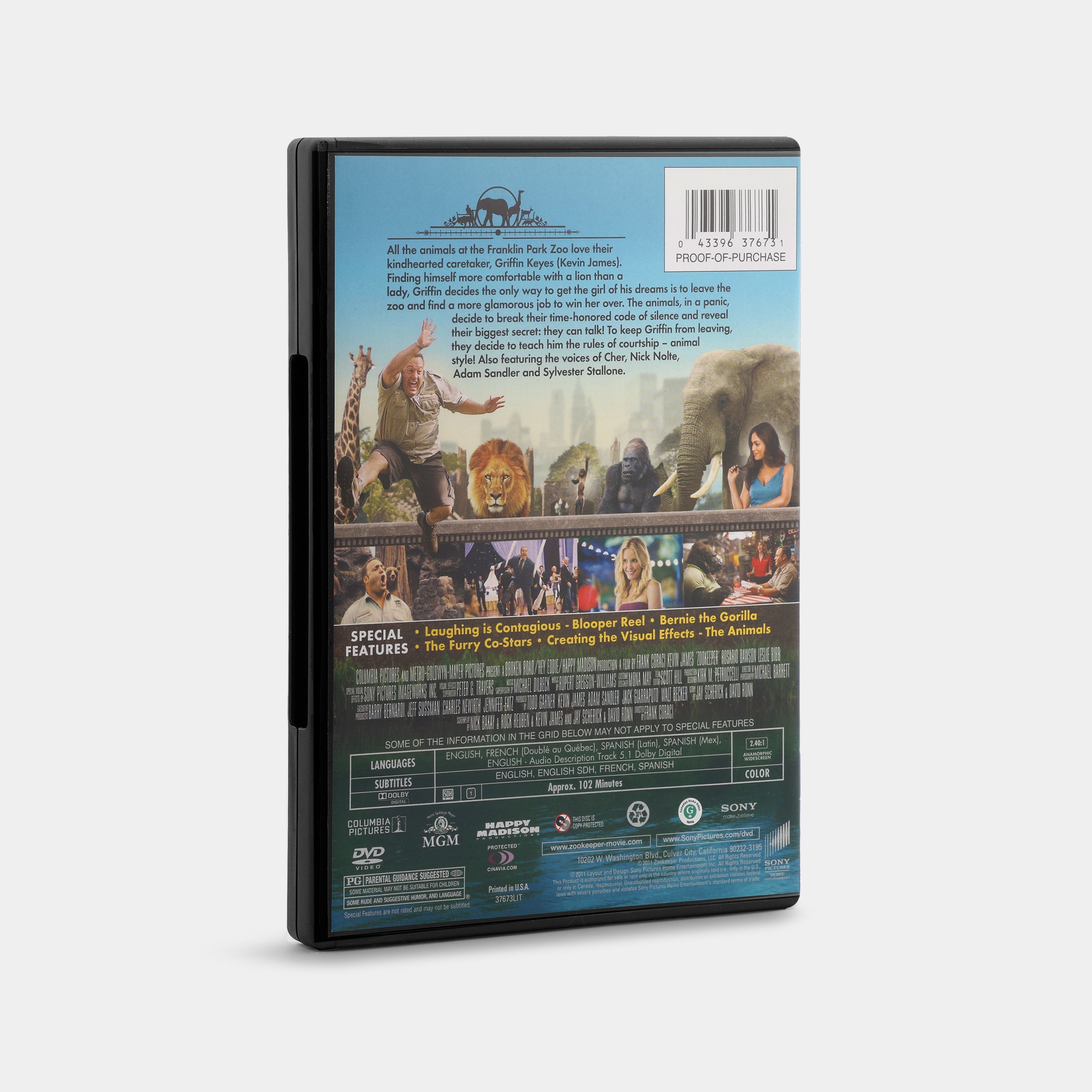 Zookeeper (Widescreen) DVD