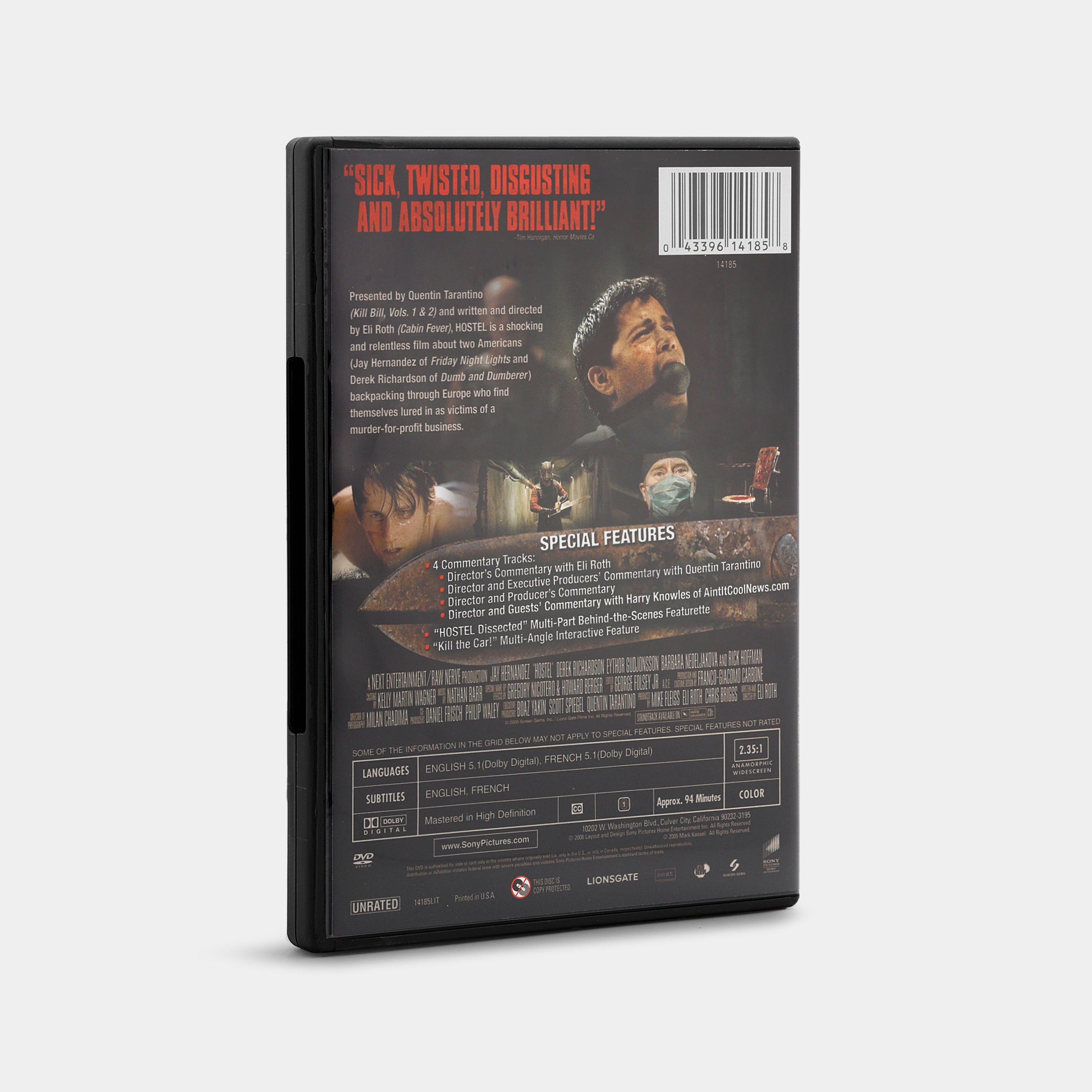 Hostel (Unrated Widescreen Cut) DVD