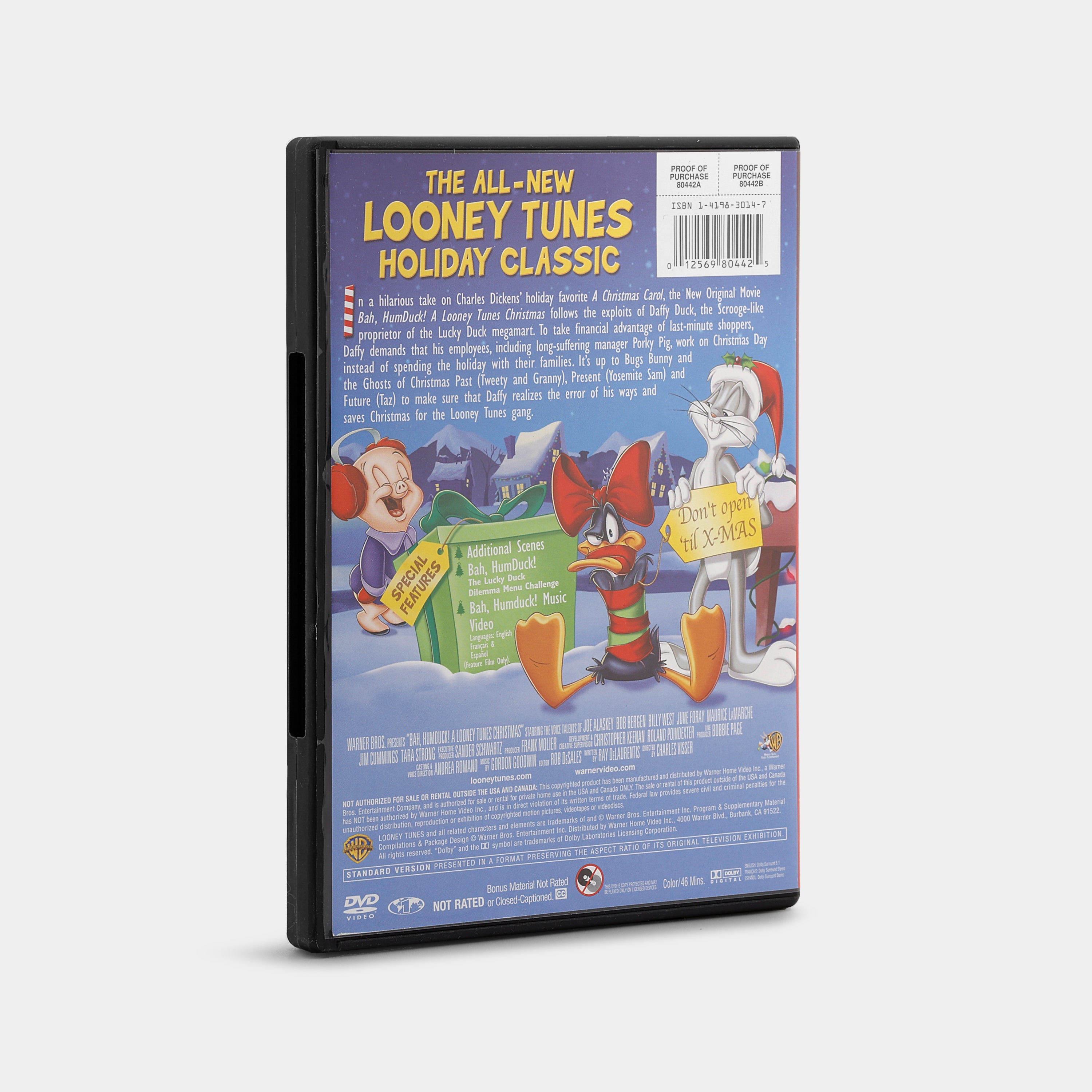 Bah, Humduck! A Looney Tunes Christmas DVD