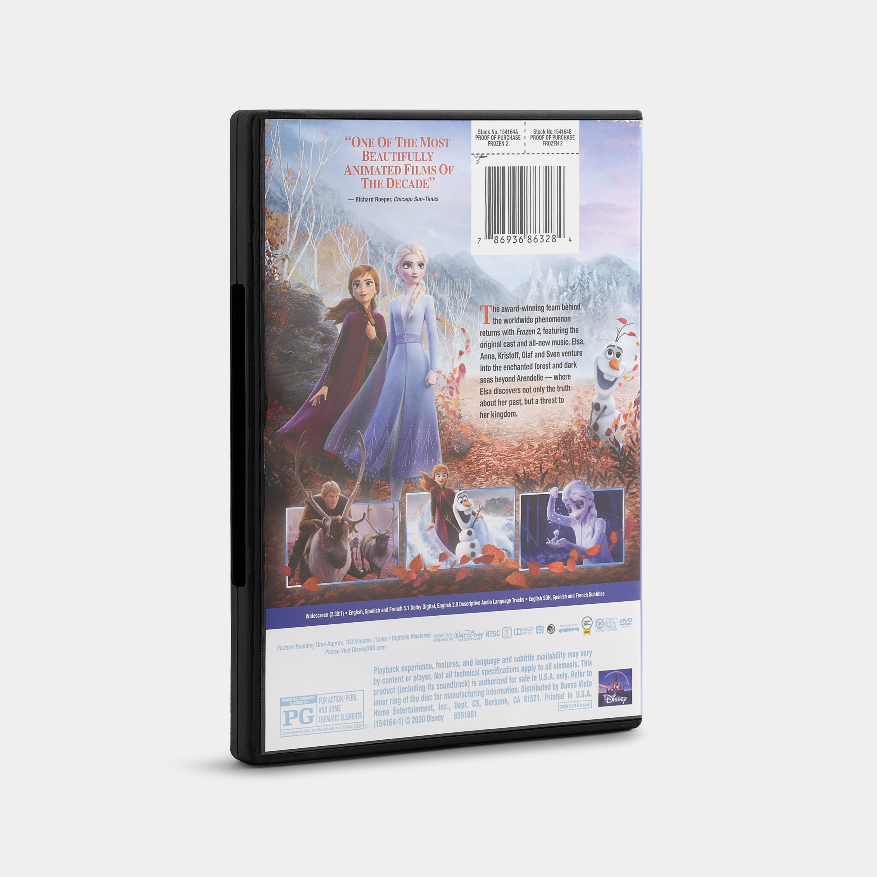 Frozen II (Widescreen) DVD