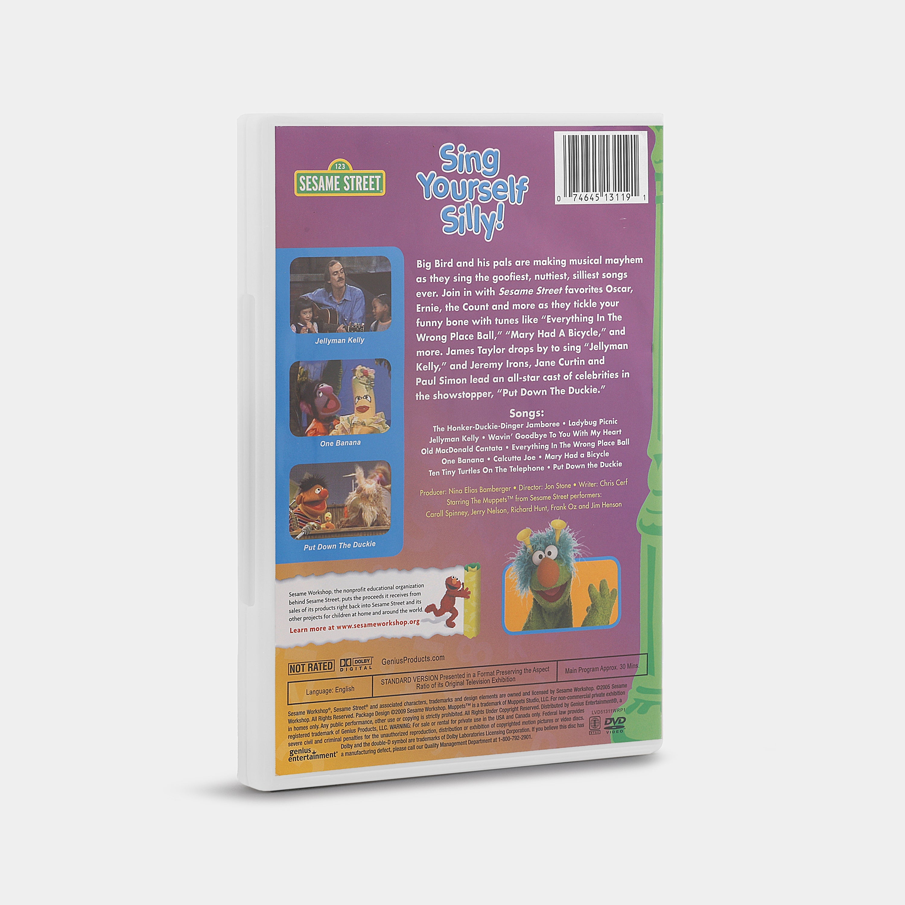 Sesame Street: Sing Yourself Silly! DVD