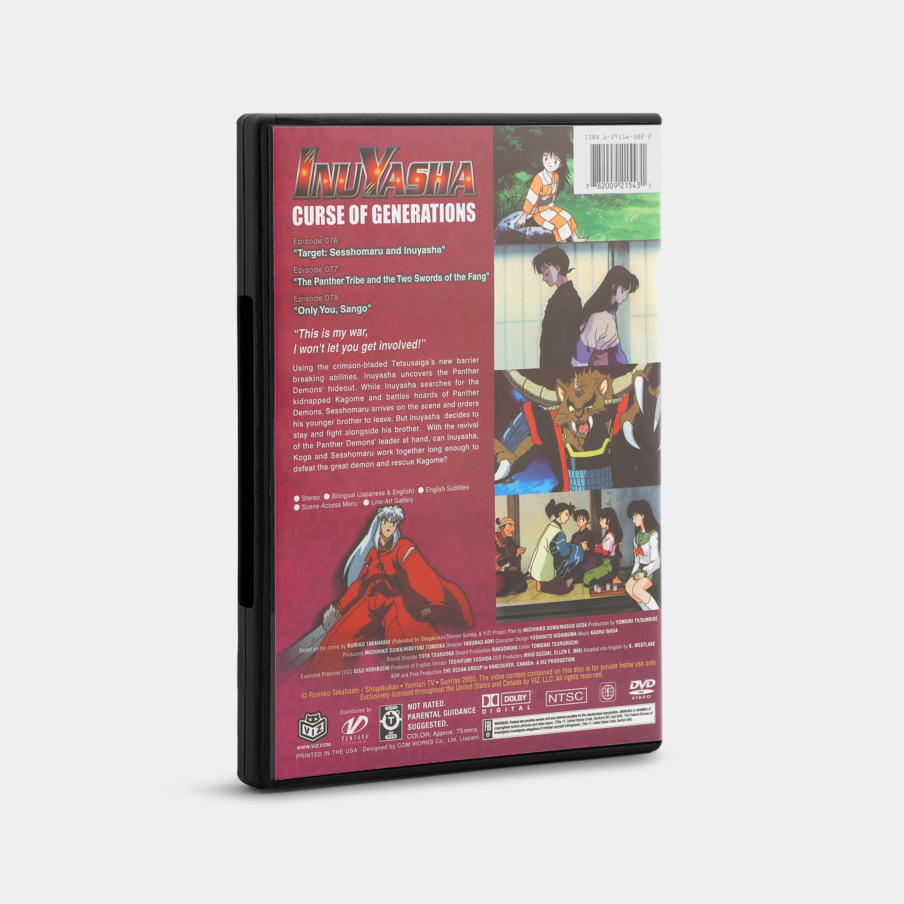 Inu Yasha: Curse of Generations Vol. 26 DVD – Retrospekt