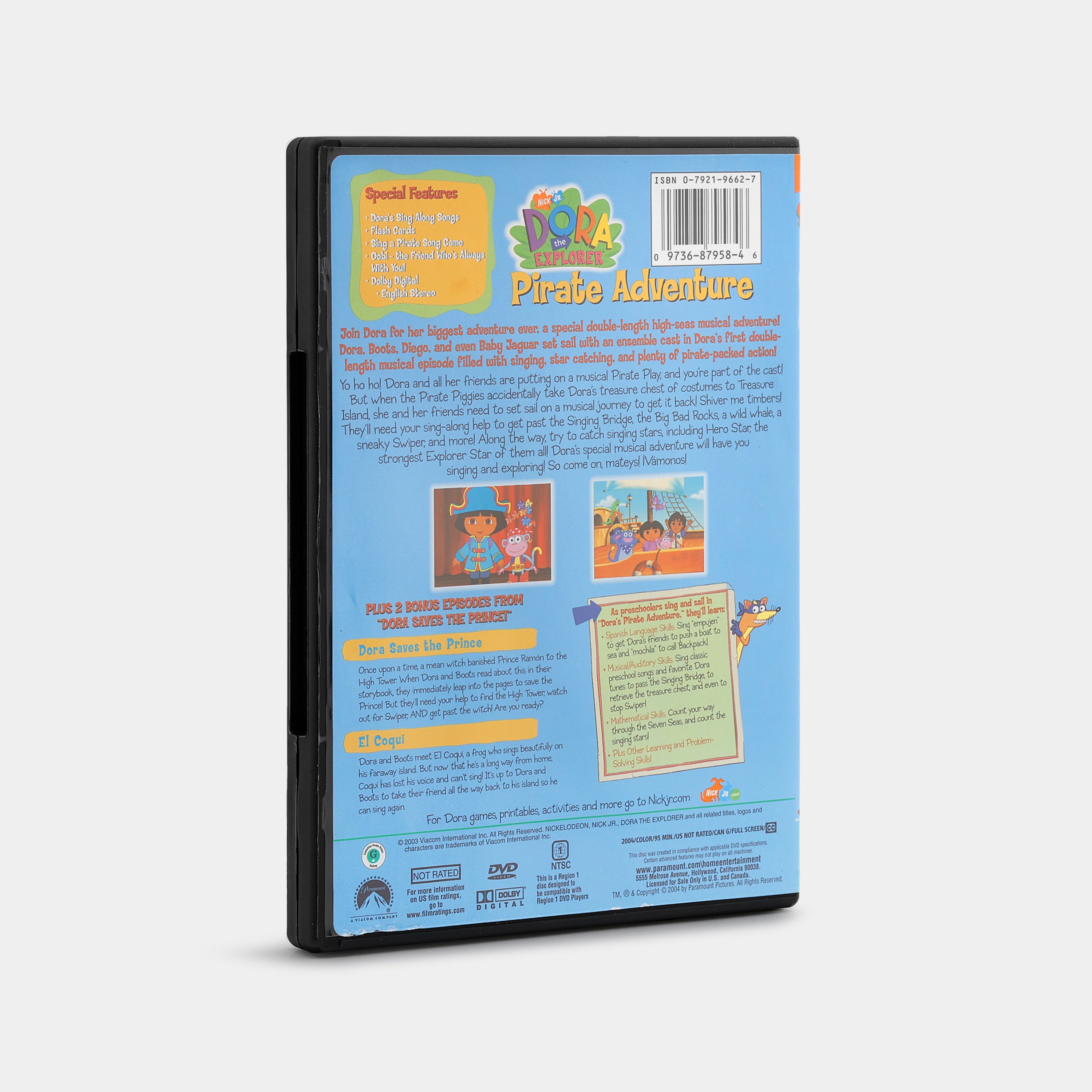 Dora the Explorer: Pirate Adventure (Full Screen) DVD – Retrospekt