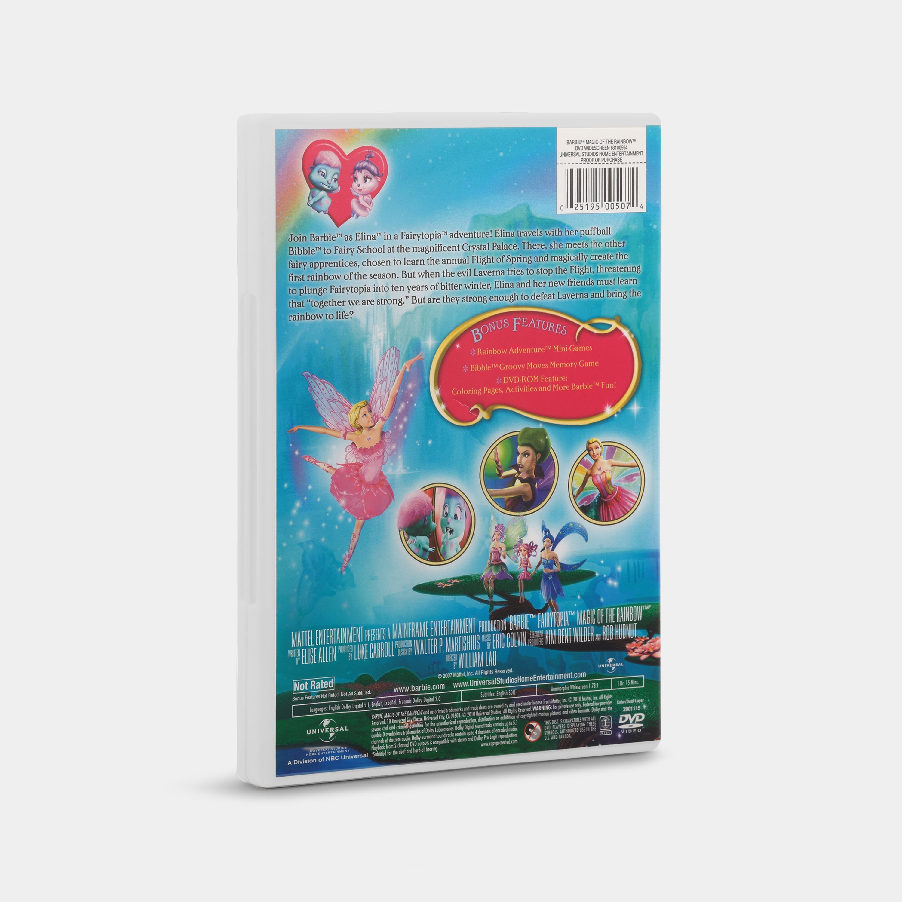Barbie Fairytopia: Magic of the Rainbow (Widescreen) DVD