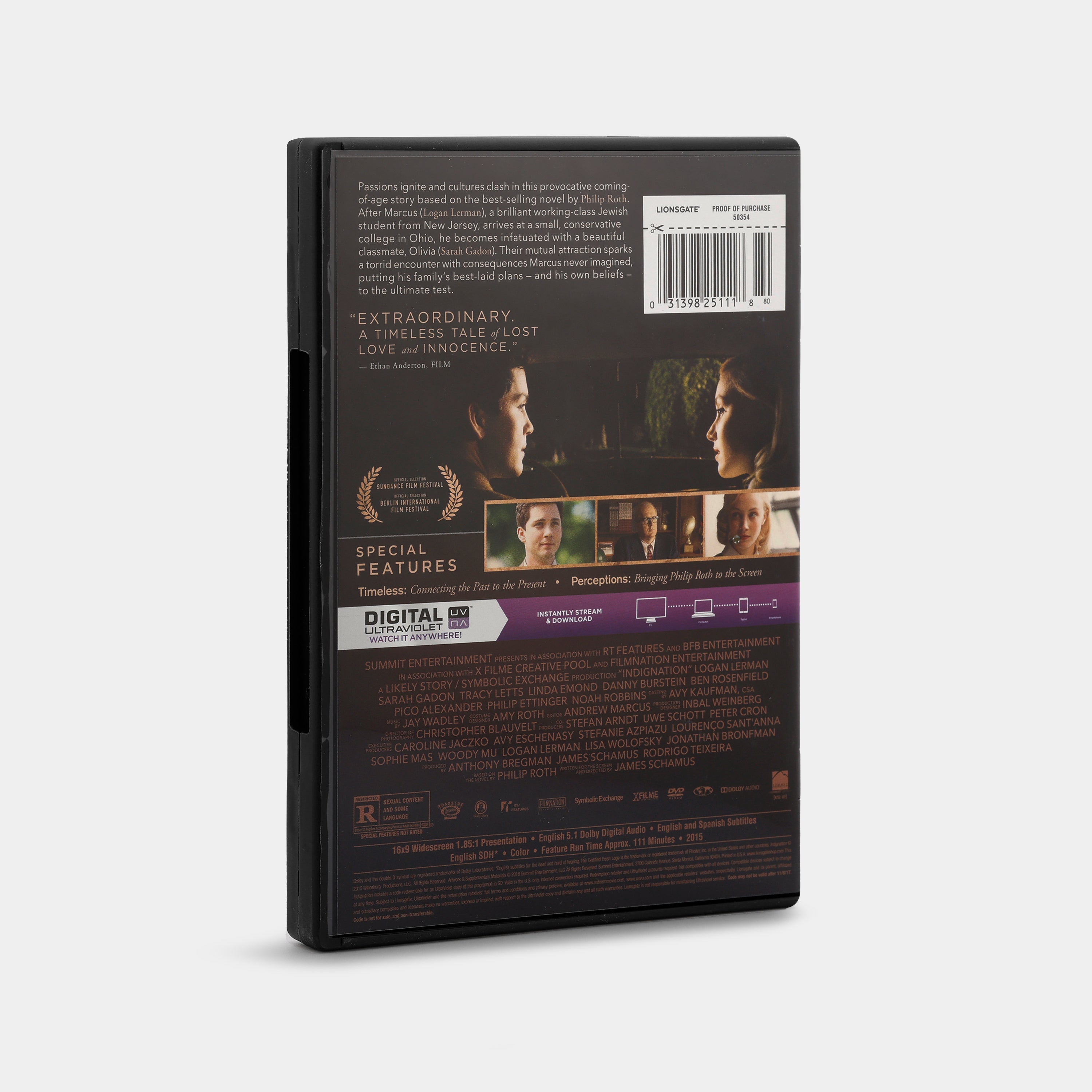 Indignation (Widescreen) DVD