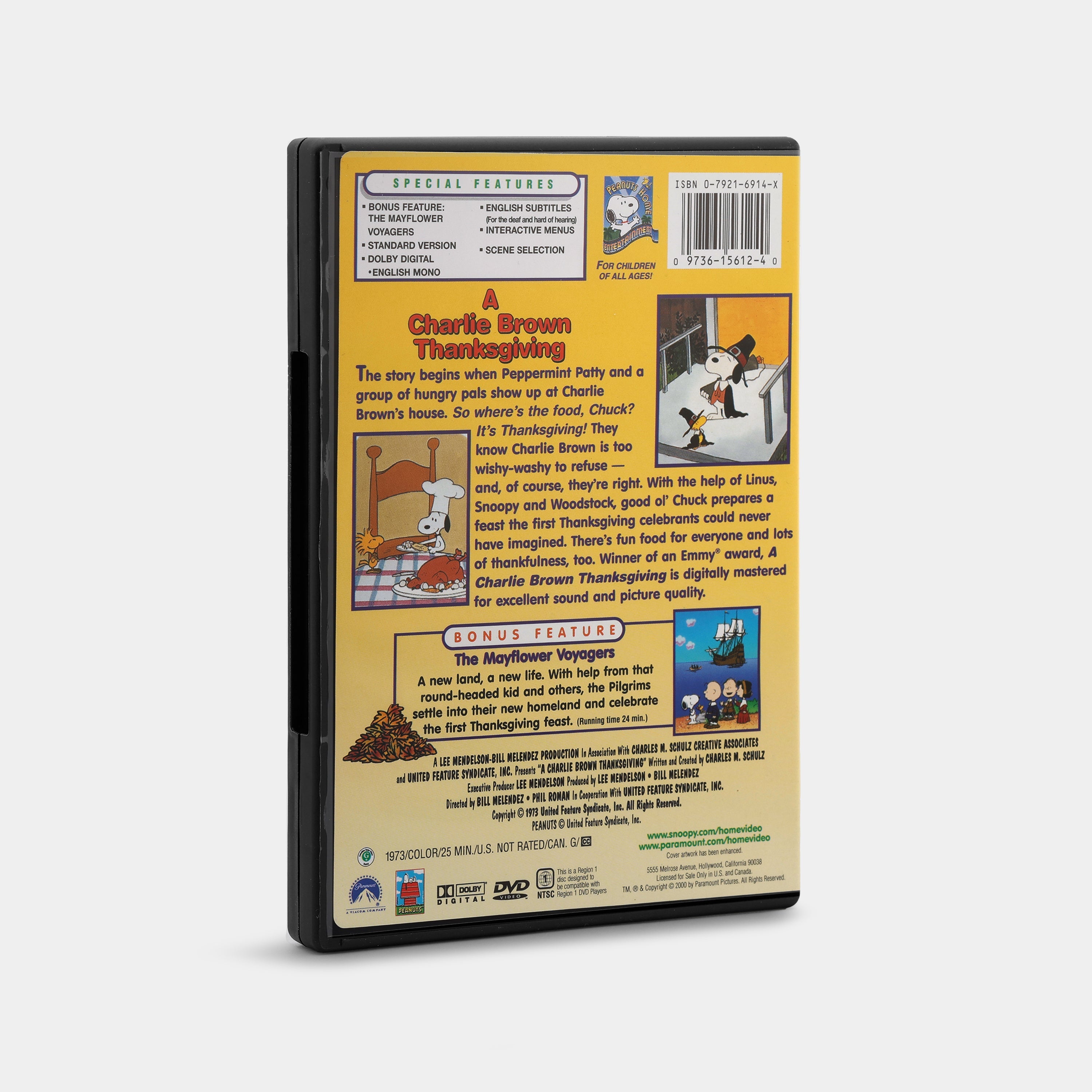 A Charlie Brown Thanksgiving DVD