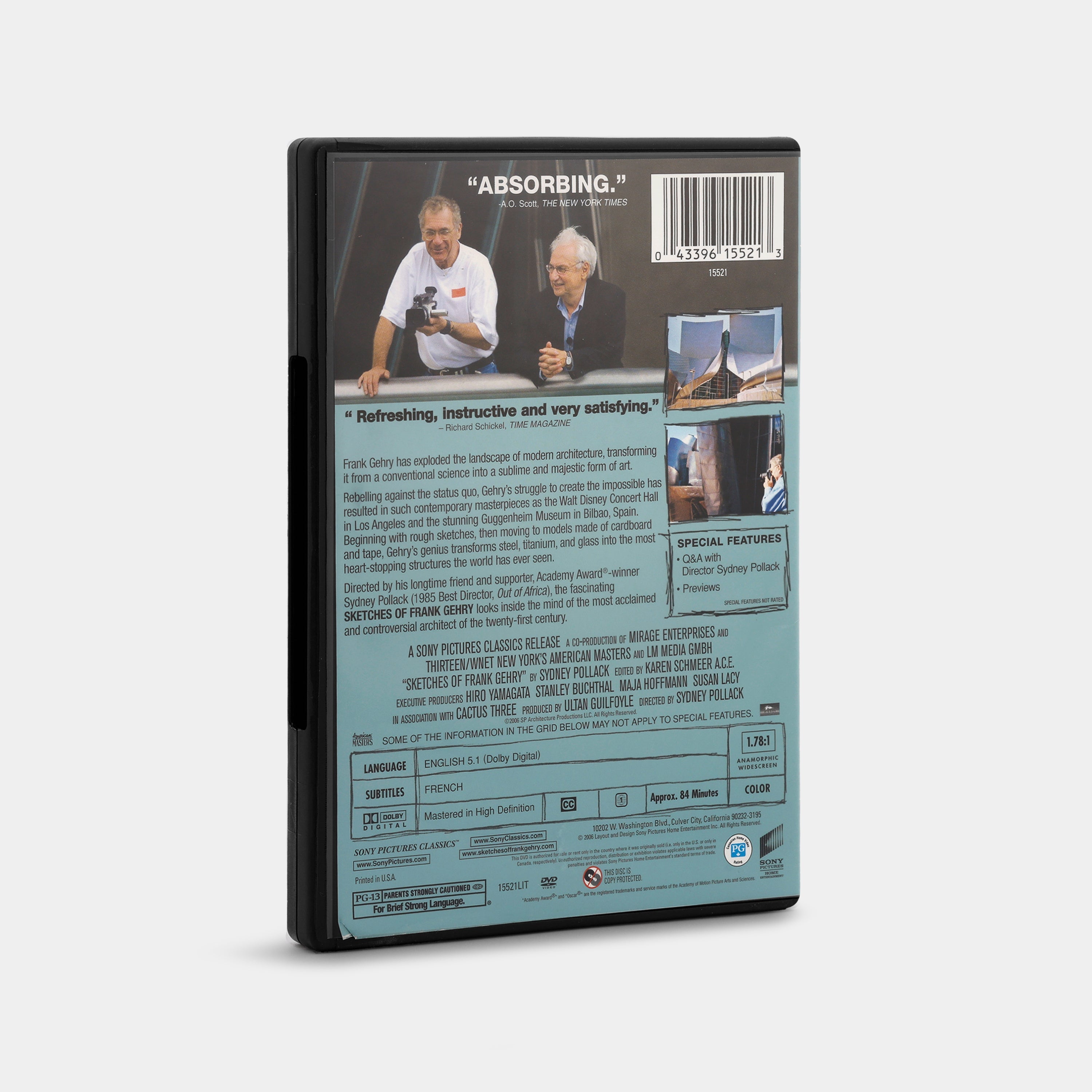 Sketches of Frank Gehry by Sydney Pollack (Widescreen) DVD