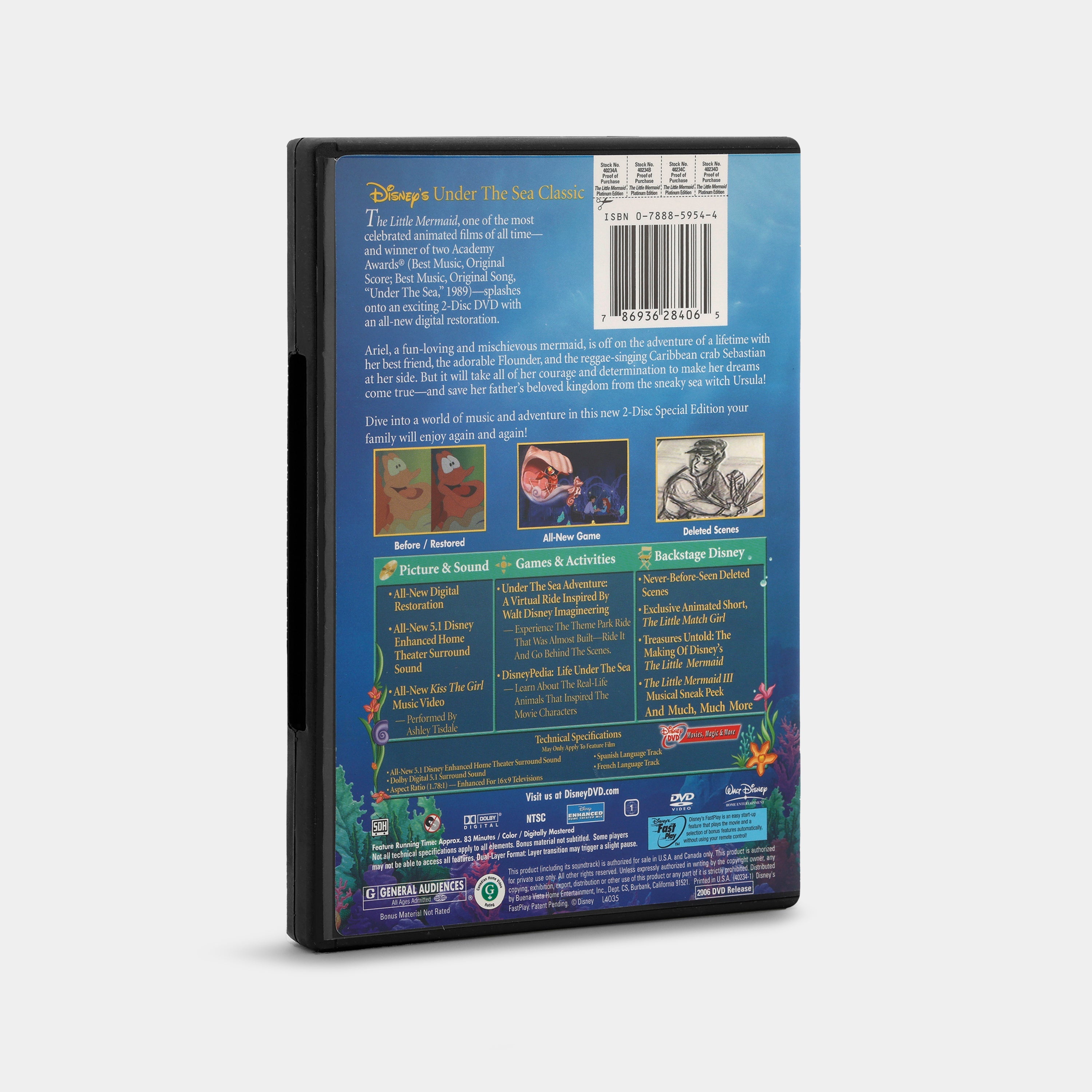 The Little Mermaid (Platinum Edition) 2-Disc DVD