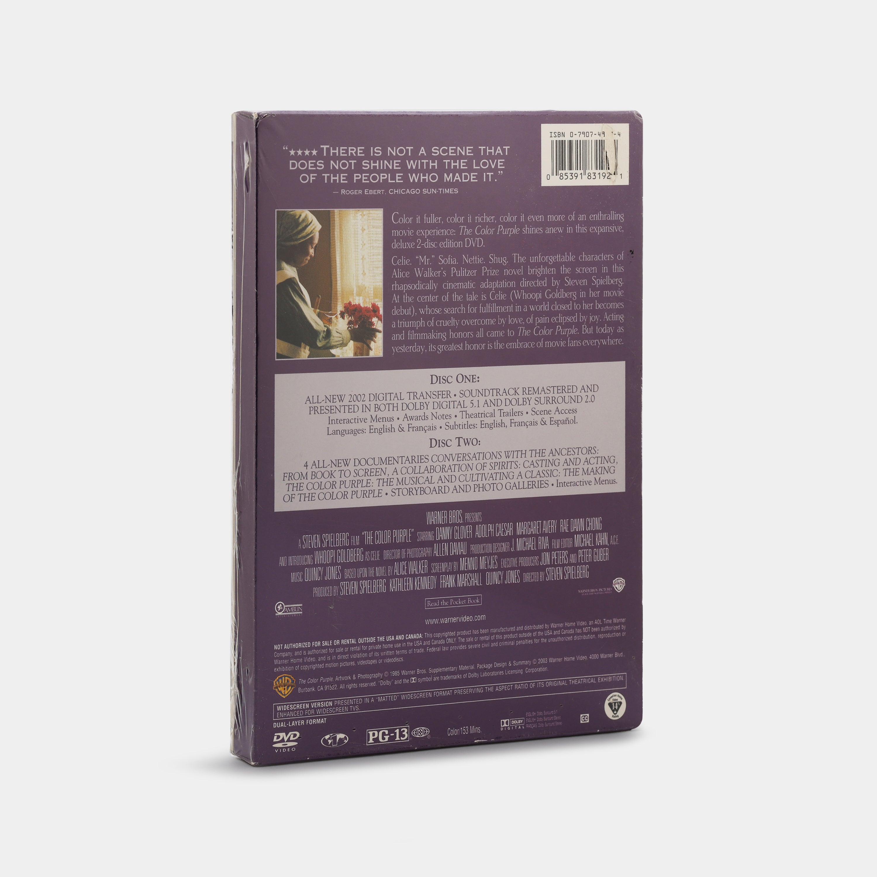 The Color Purple (Special Edition, Widescreen, Sealed) 2-Disc DVD