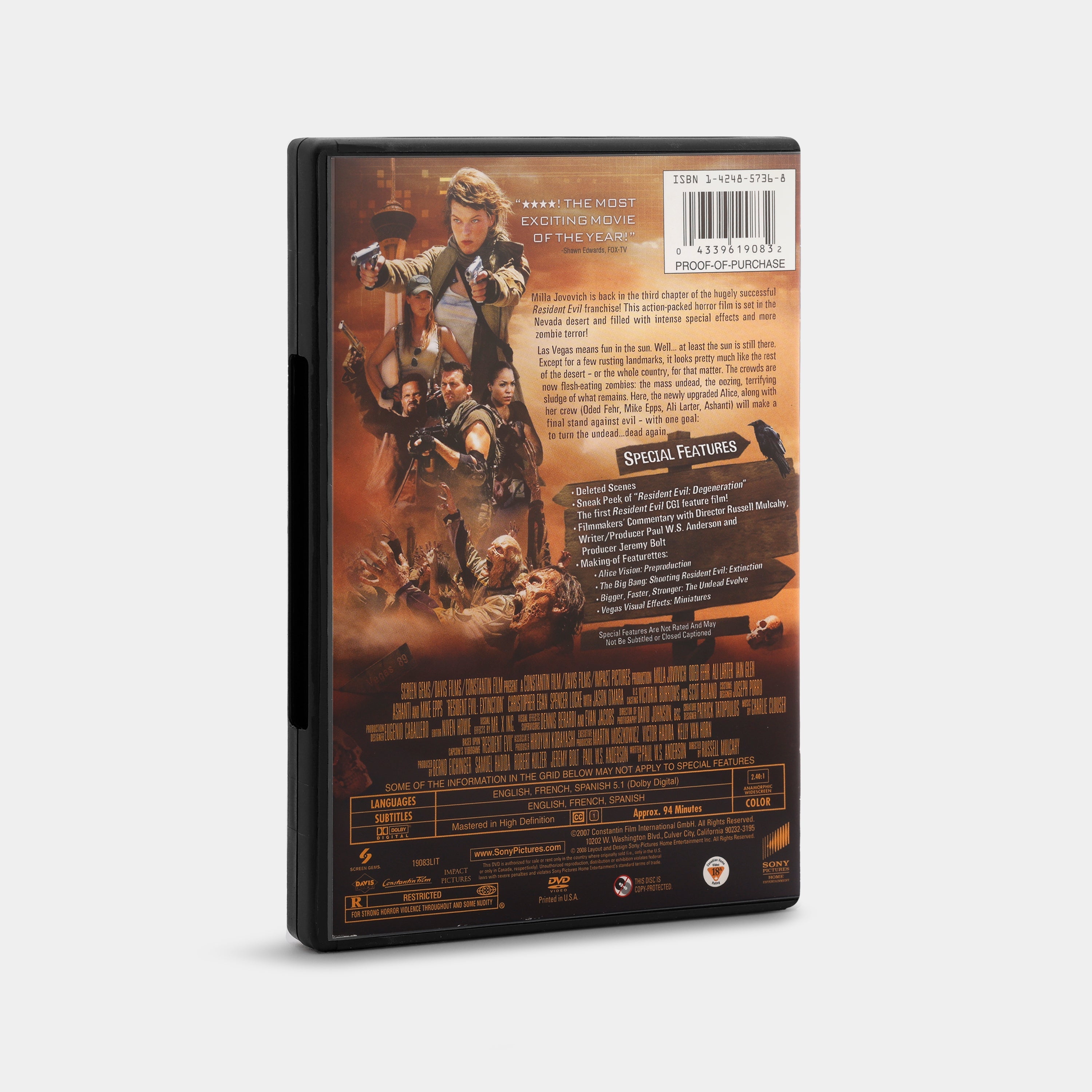 Resident Evil: Extinction (Widescreen Special Edition) DVD