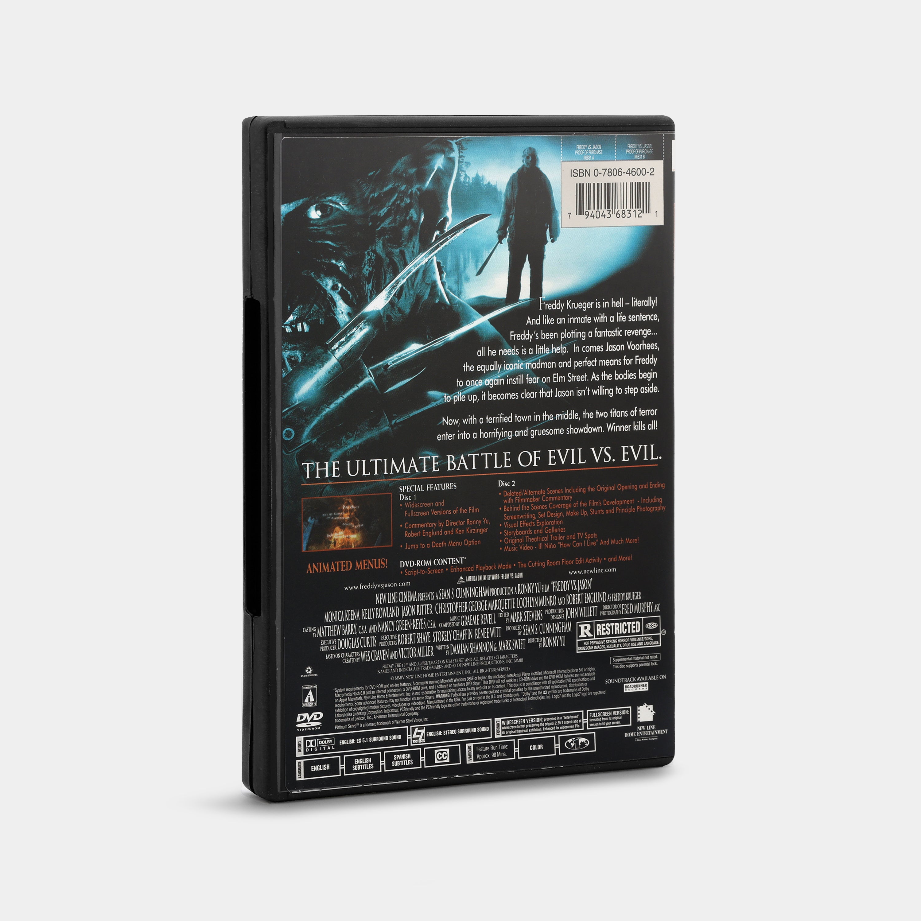 Freddy vs. Jason DVD