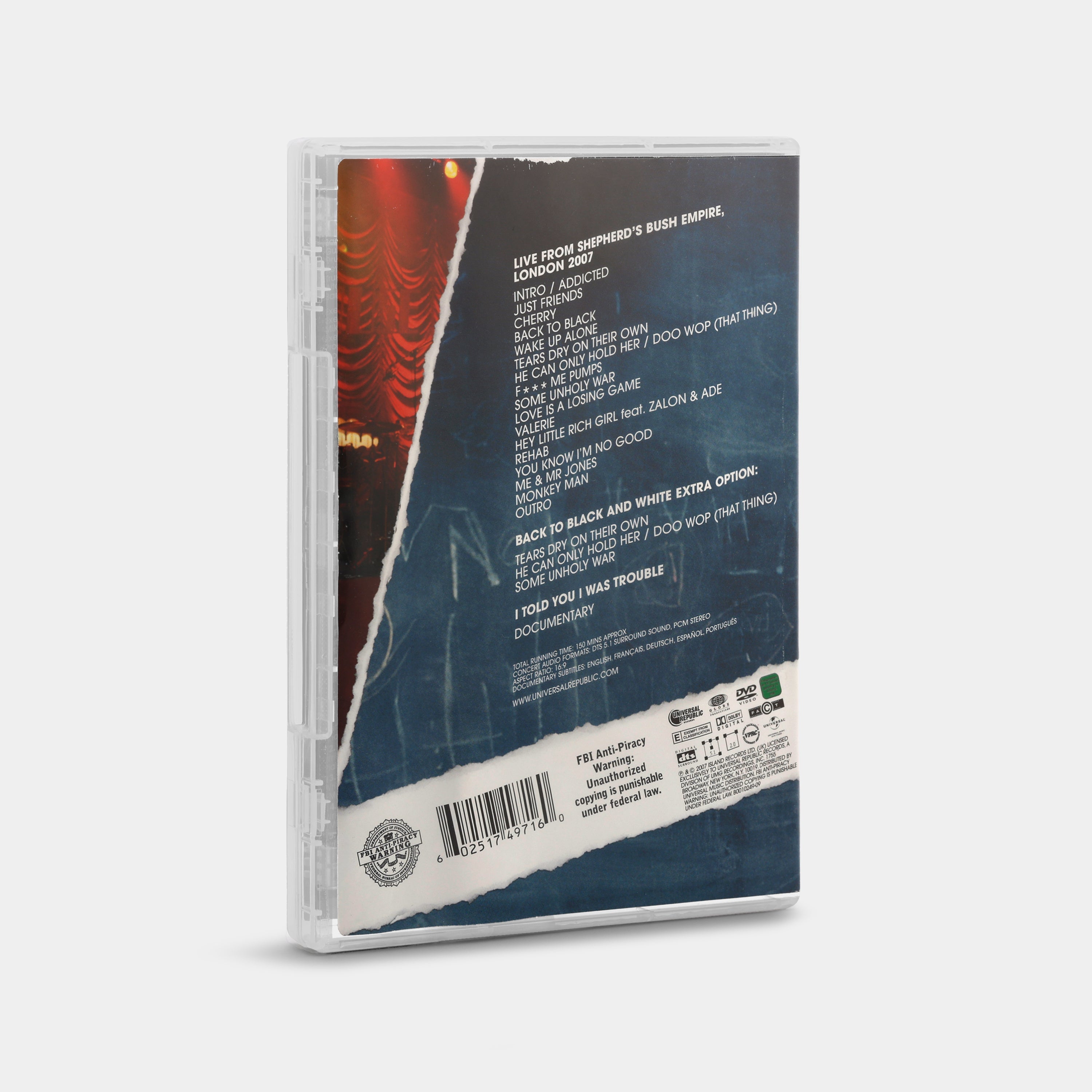 Amy Winehouse: I Told You I Was Trouble – Live in London DVD