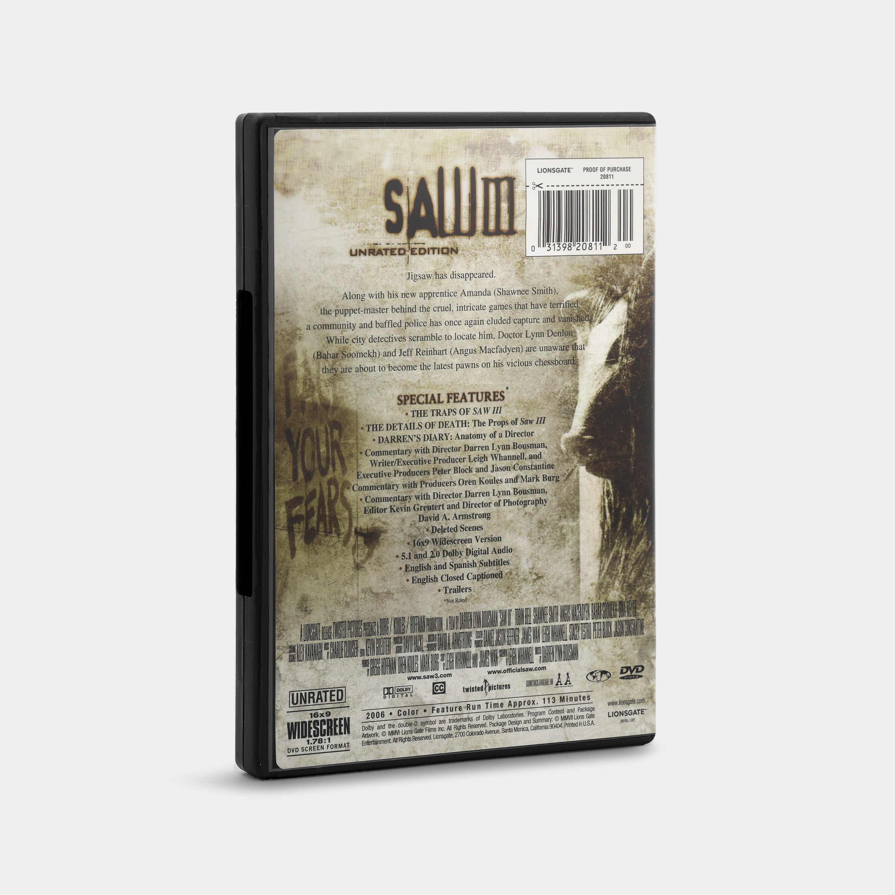 Saw III (Widescreen) DVD