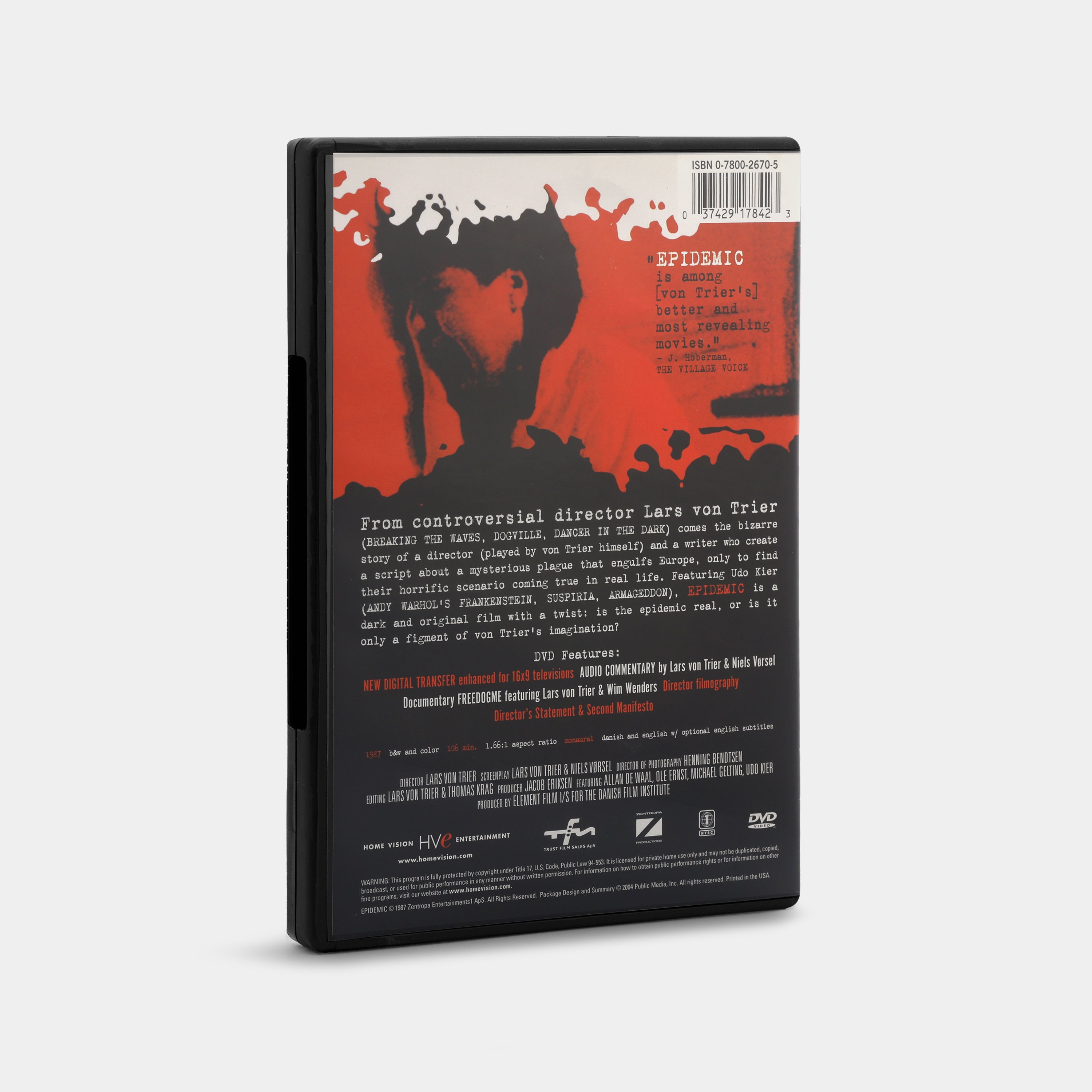 Epidemic DVD