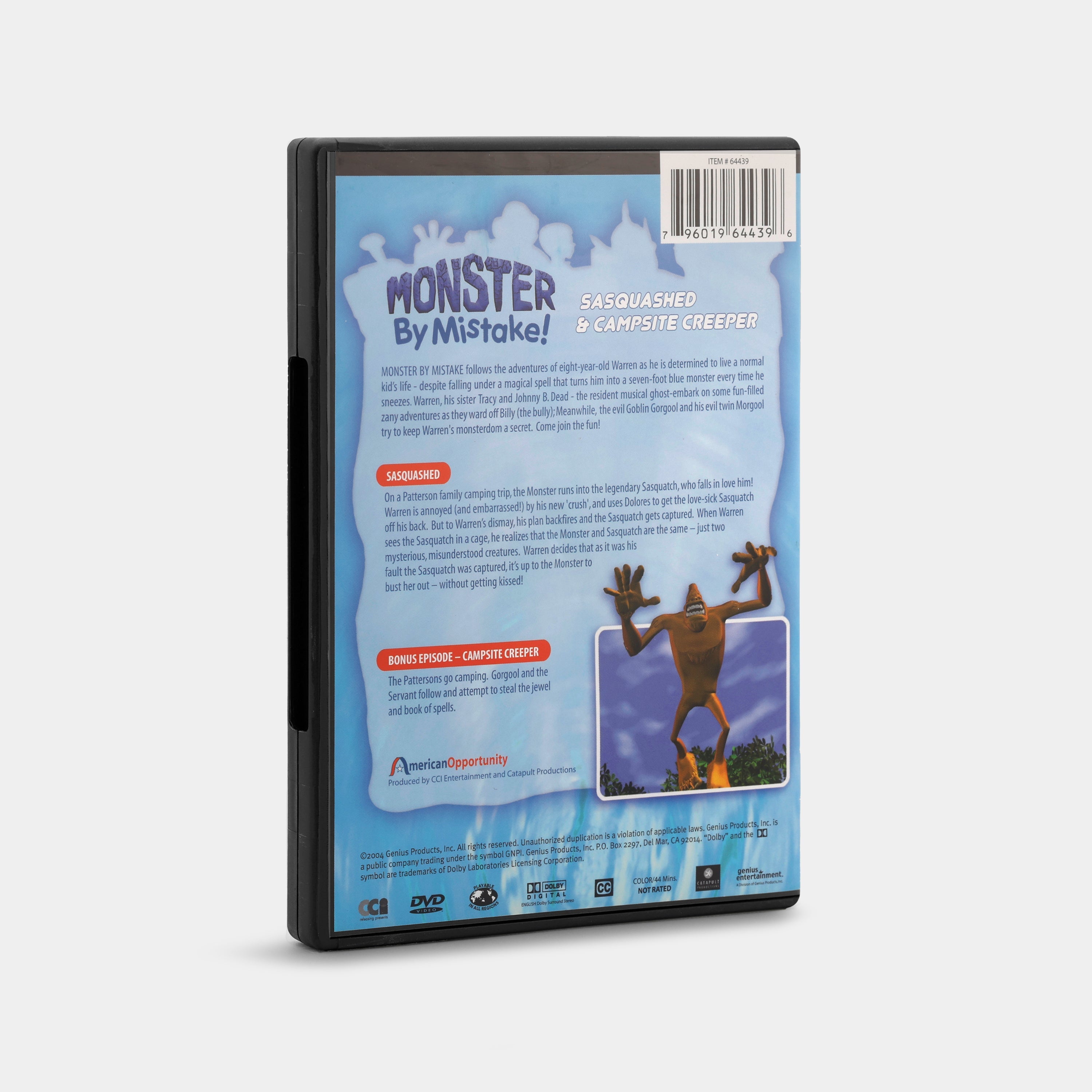 Monster by Mistake: Sasquashed & Campsite Creeper DVD