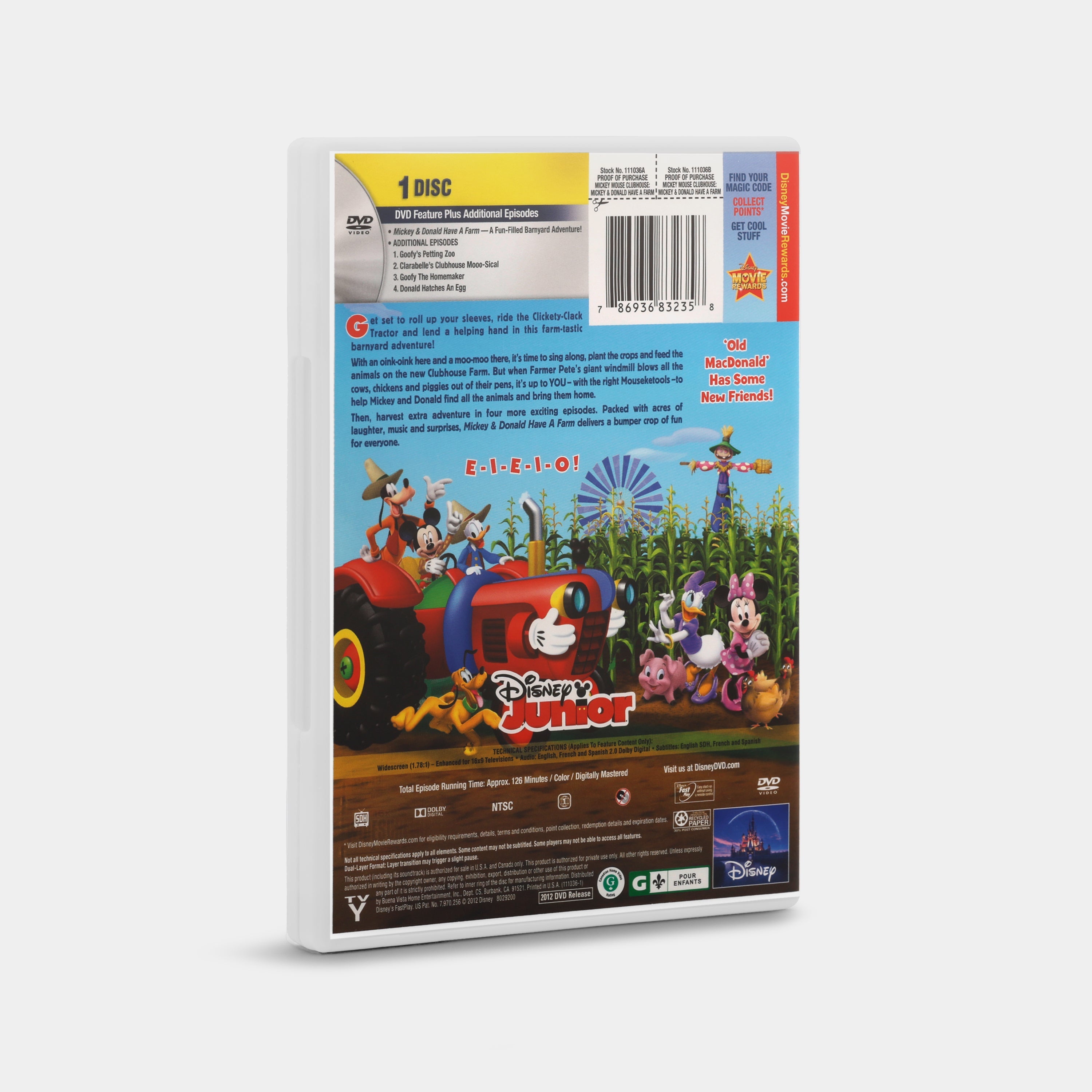 Mickey Mouse Clubhouse: Mickey & Donald Have a Farm (Widescreen) DVD