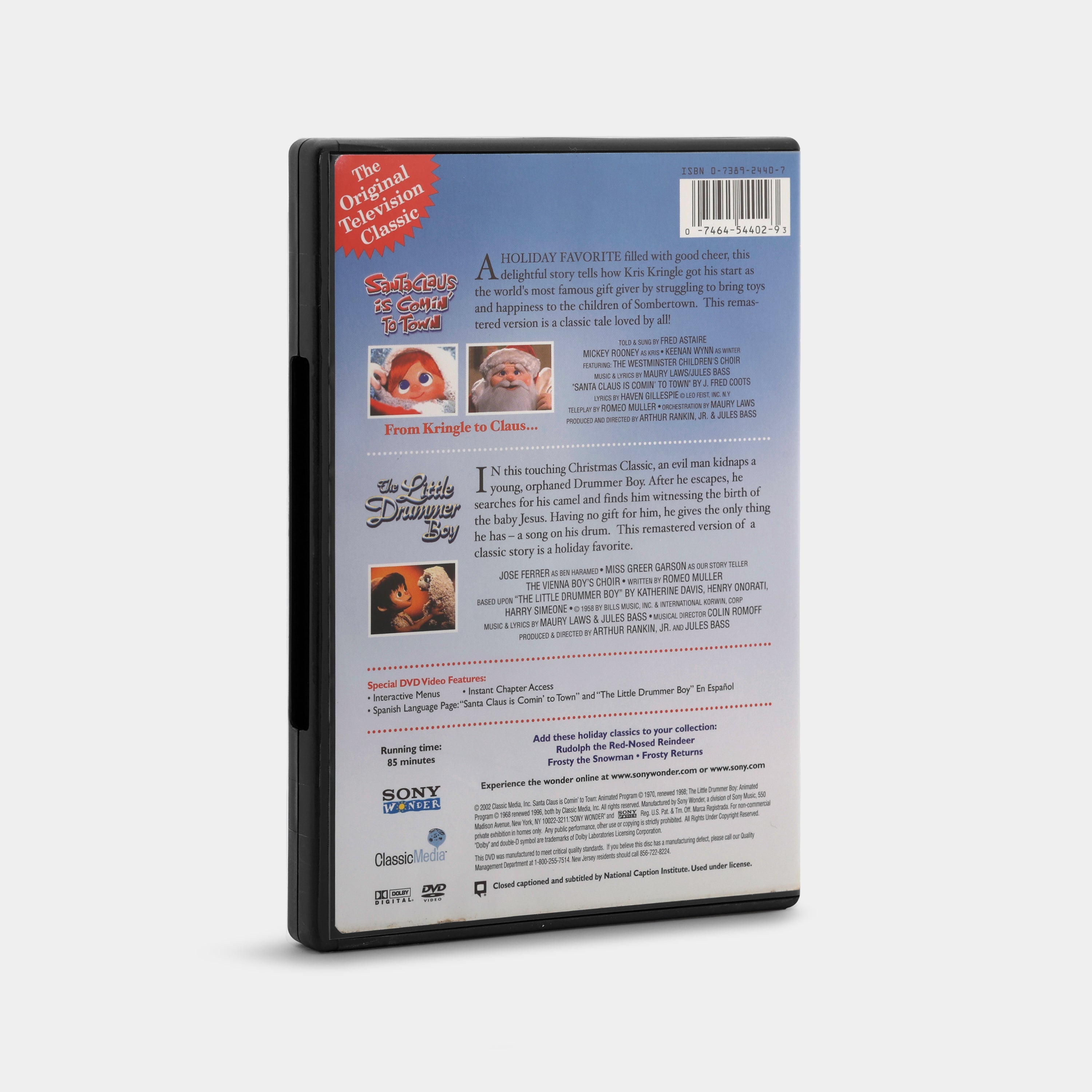 Santa Claus Is Comin' to Town DVD