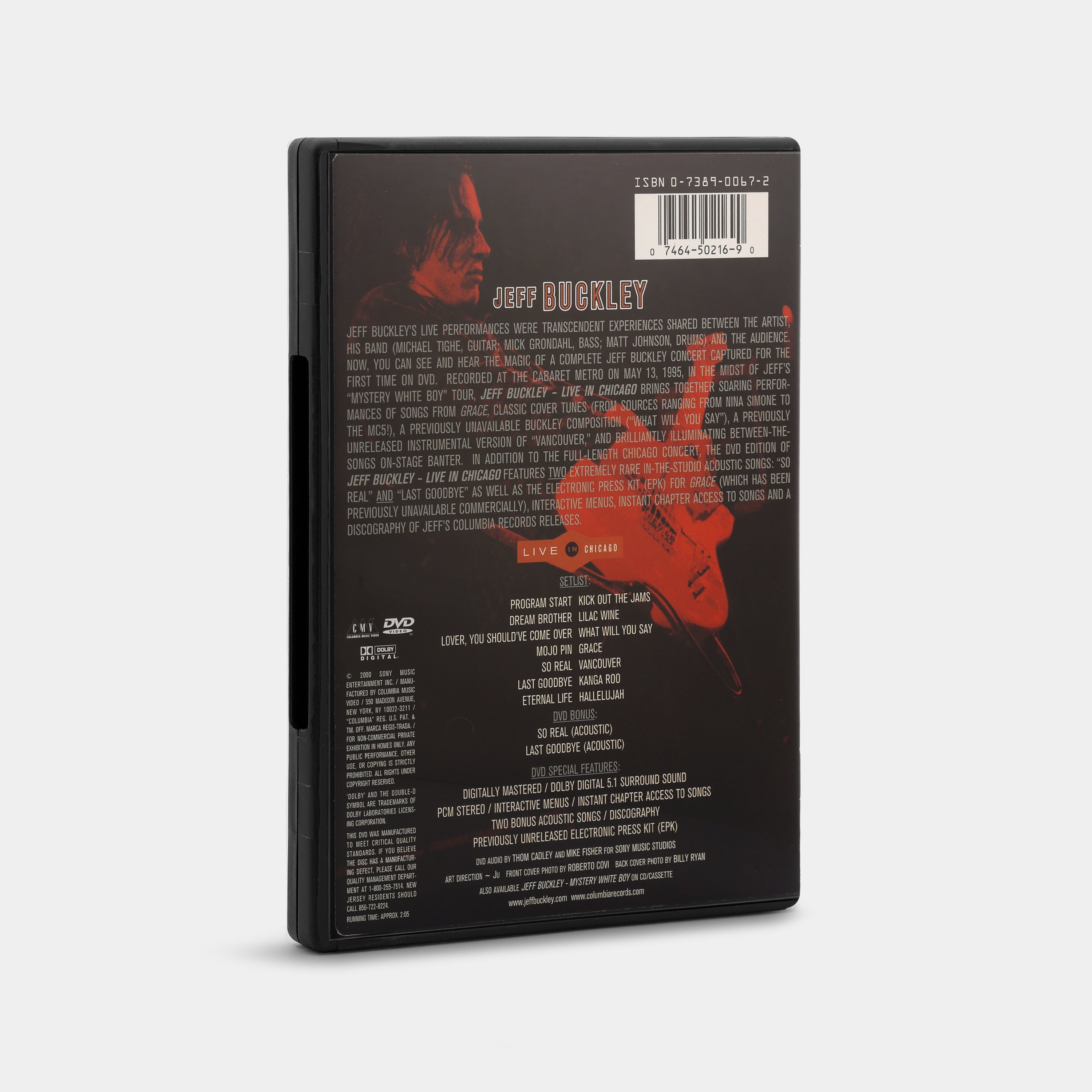Jeff Buckley: Live in Chicago DVD